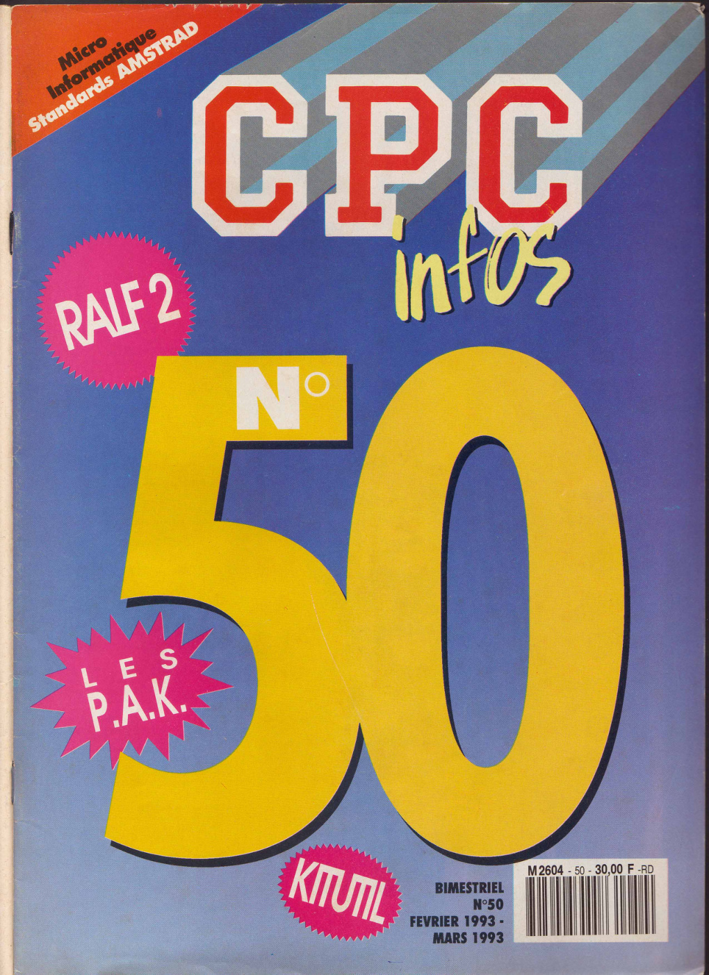 Première page de cpcinfos numero50