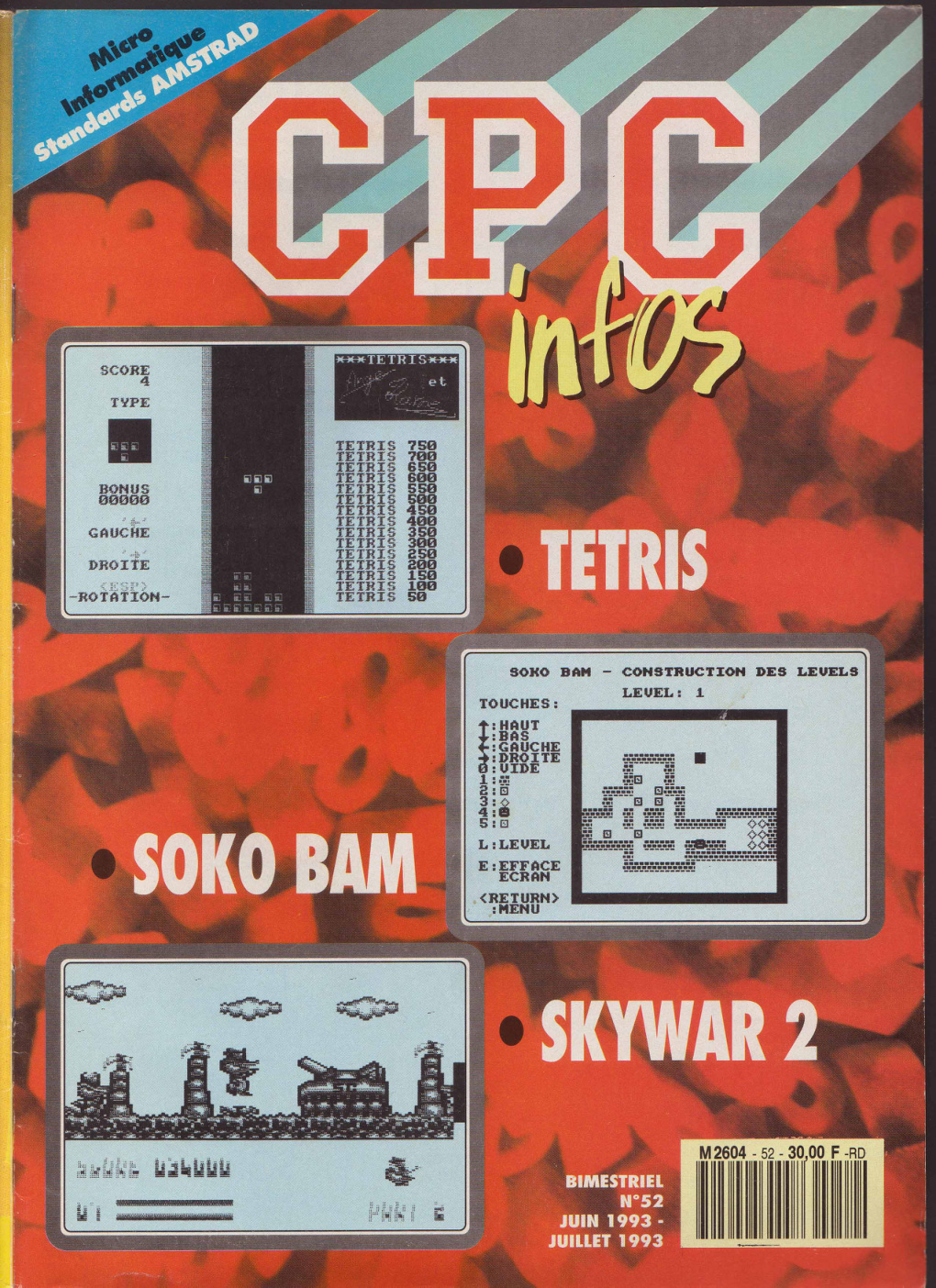 Première page de cpcinfos numero52
