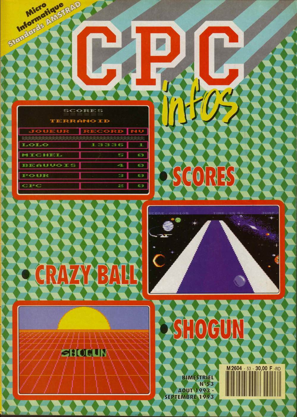 Première page de cpcinfos numero53