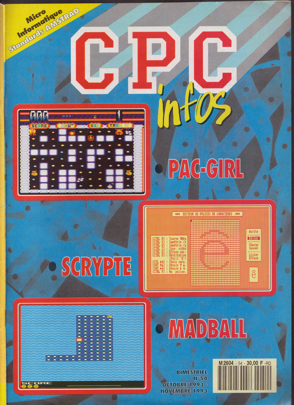 Première page de cpcinfos numero54