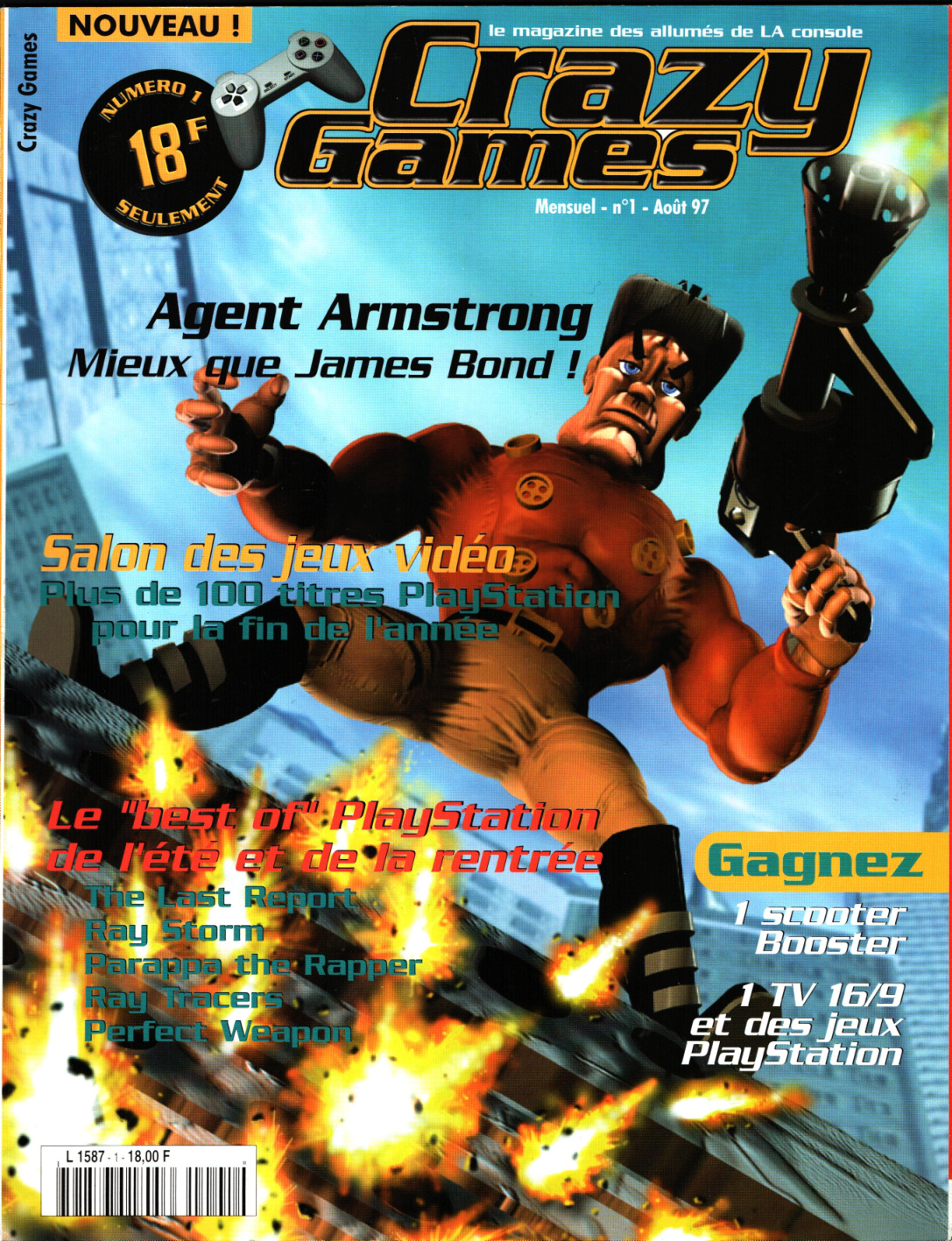 Première page de crazygames numero01