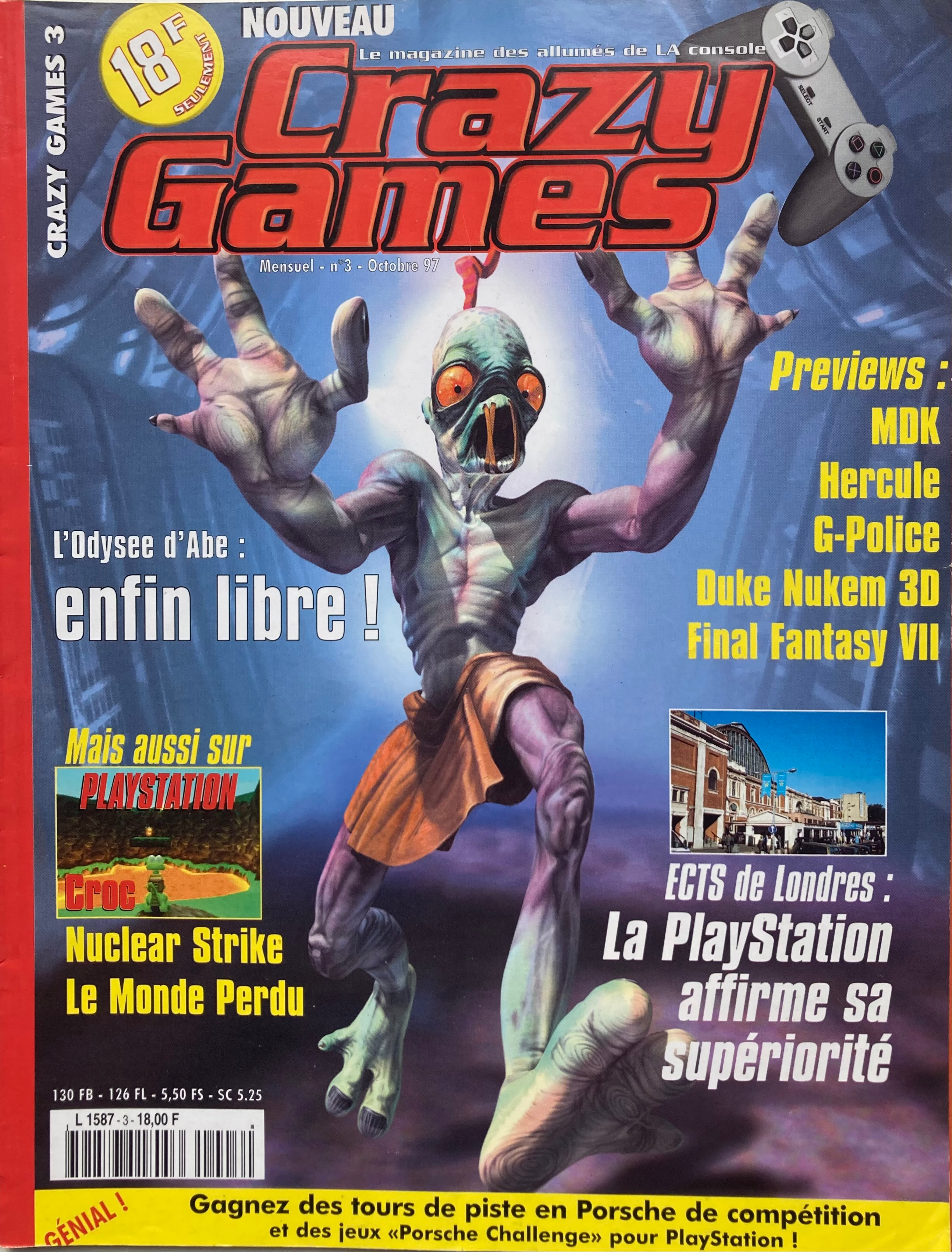 Première page de crazygames numero03