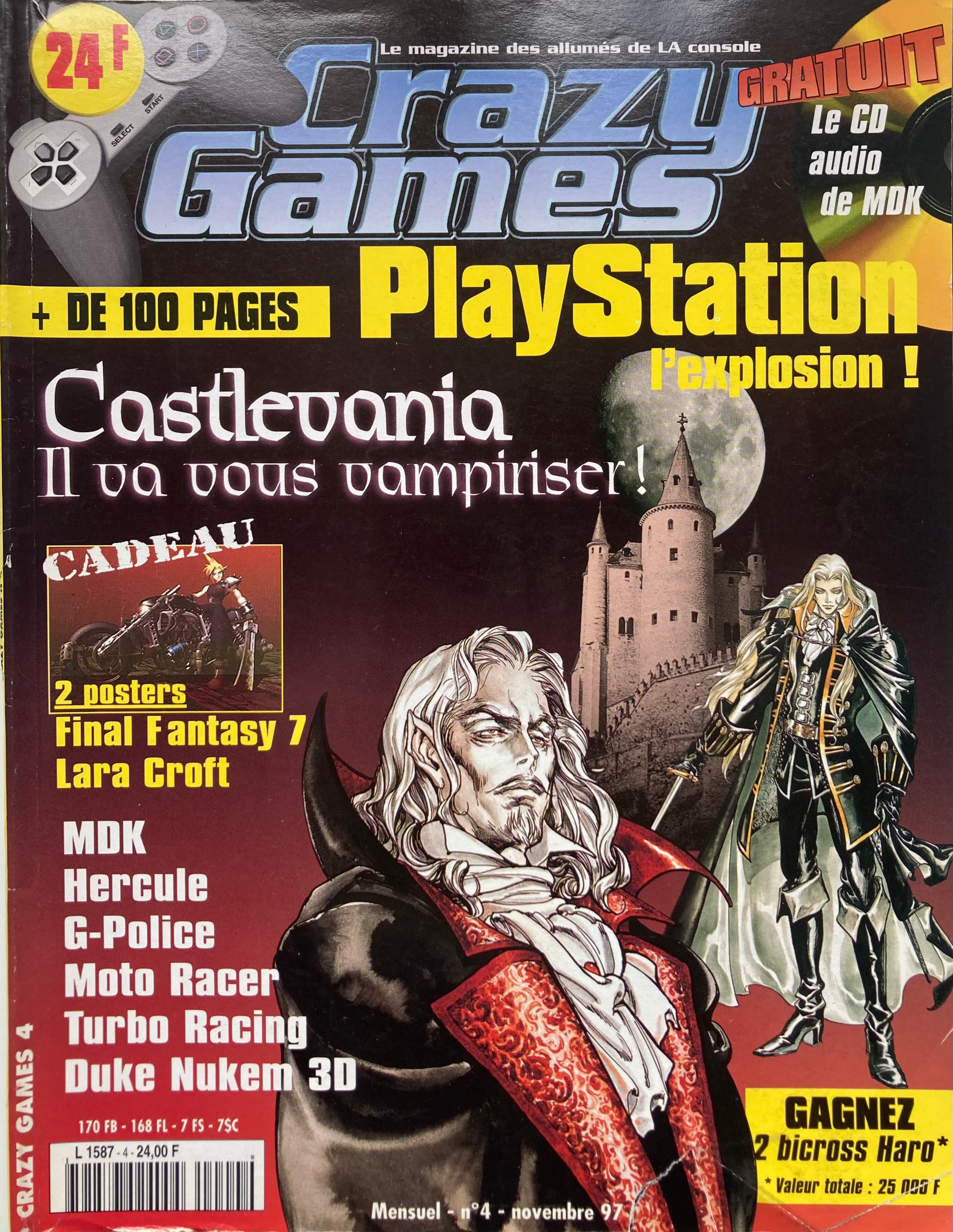 Première page de crazygames numero04