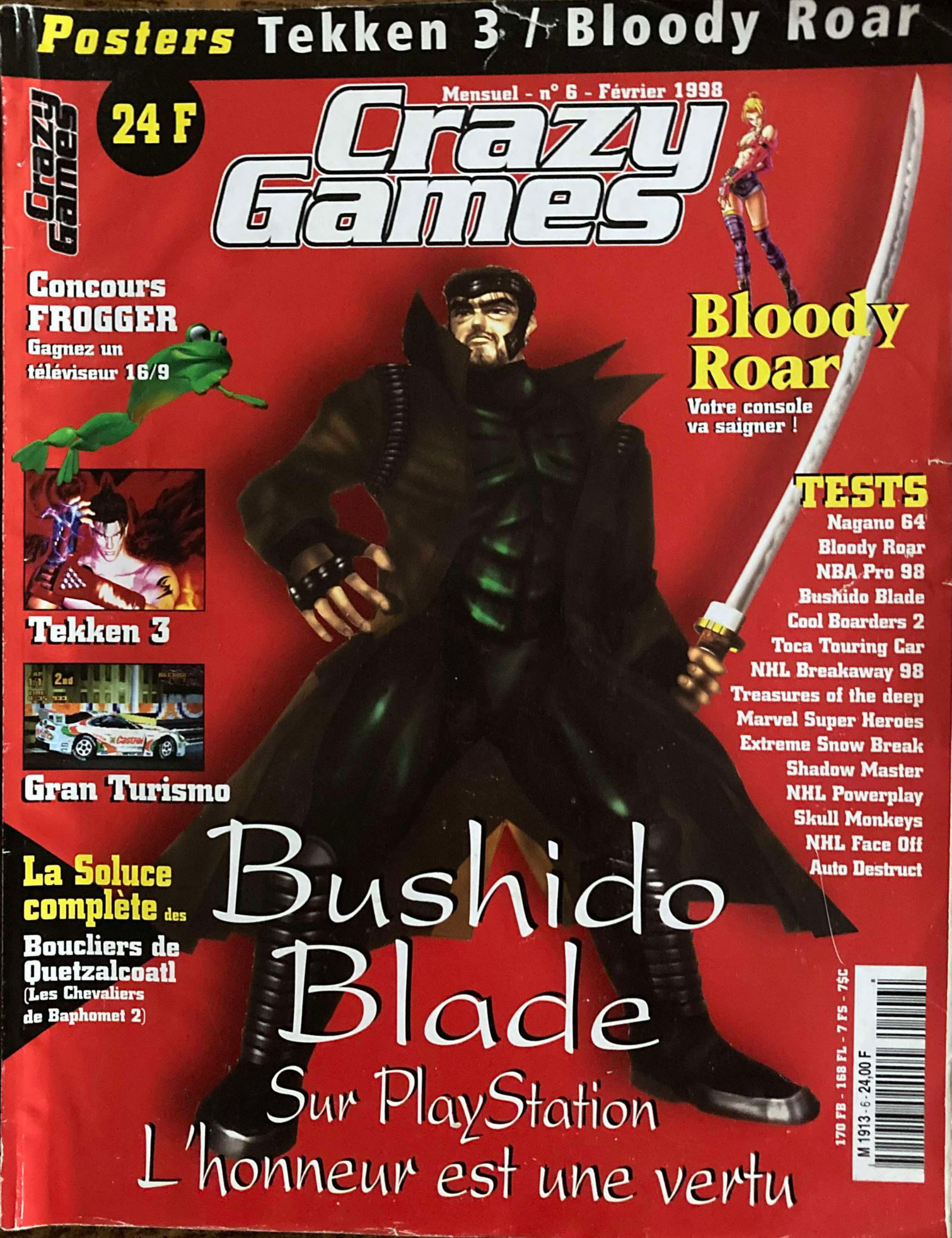 Première page de crazygames numero06