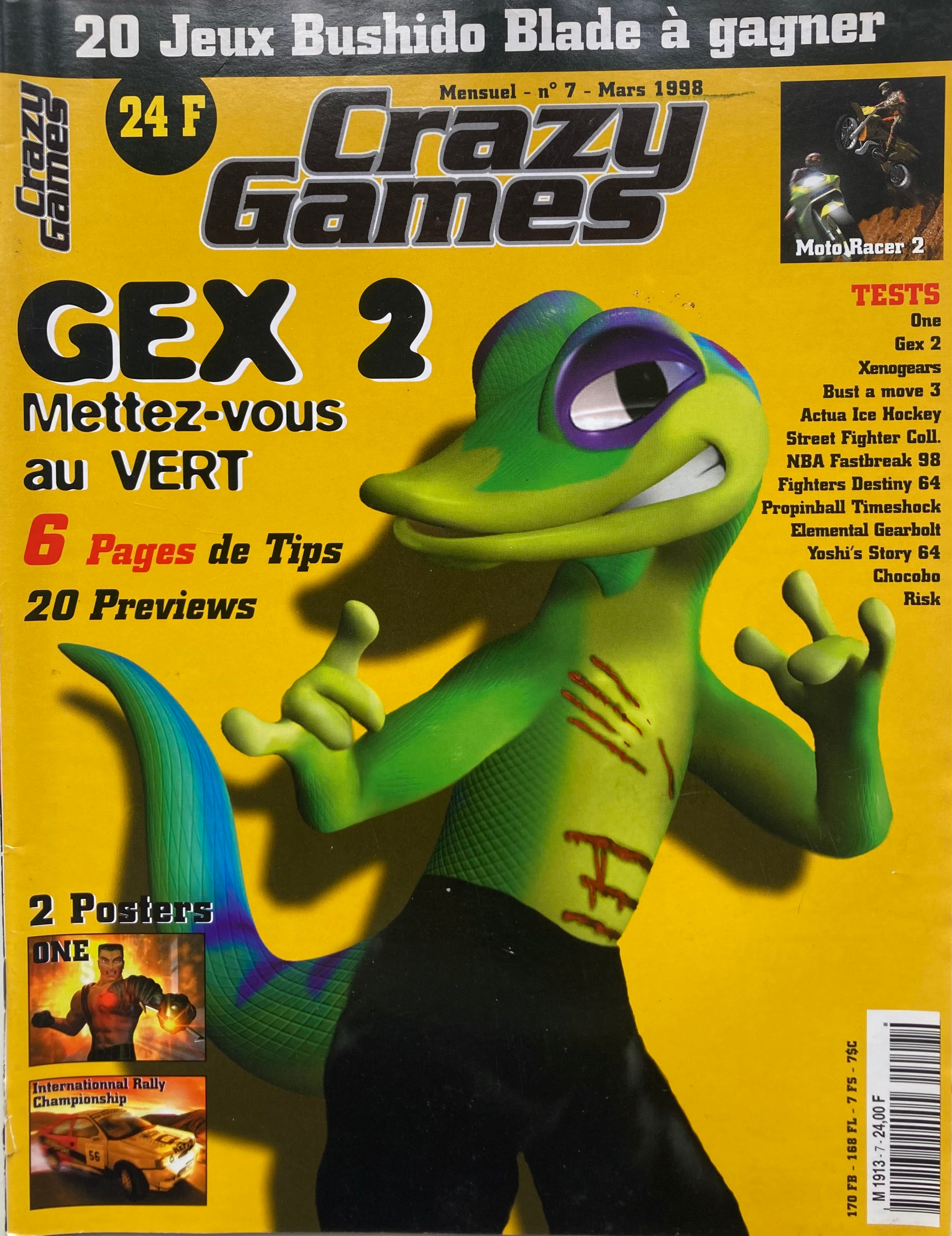 Première page de crazygames numero07
