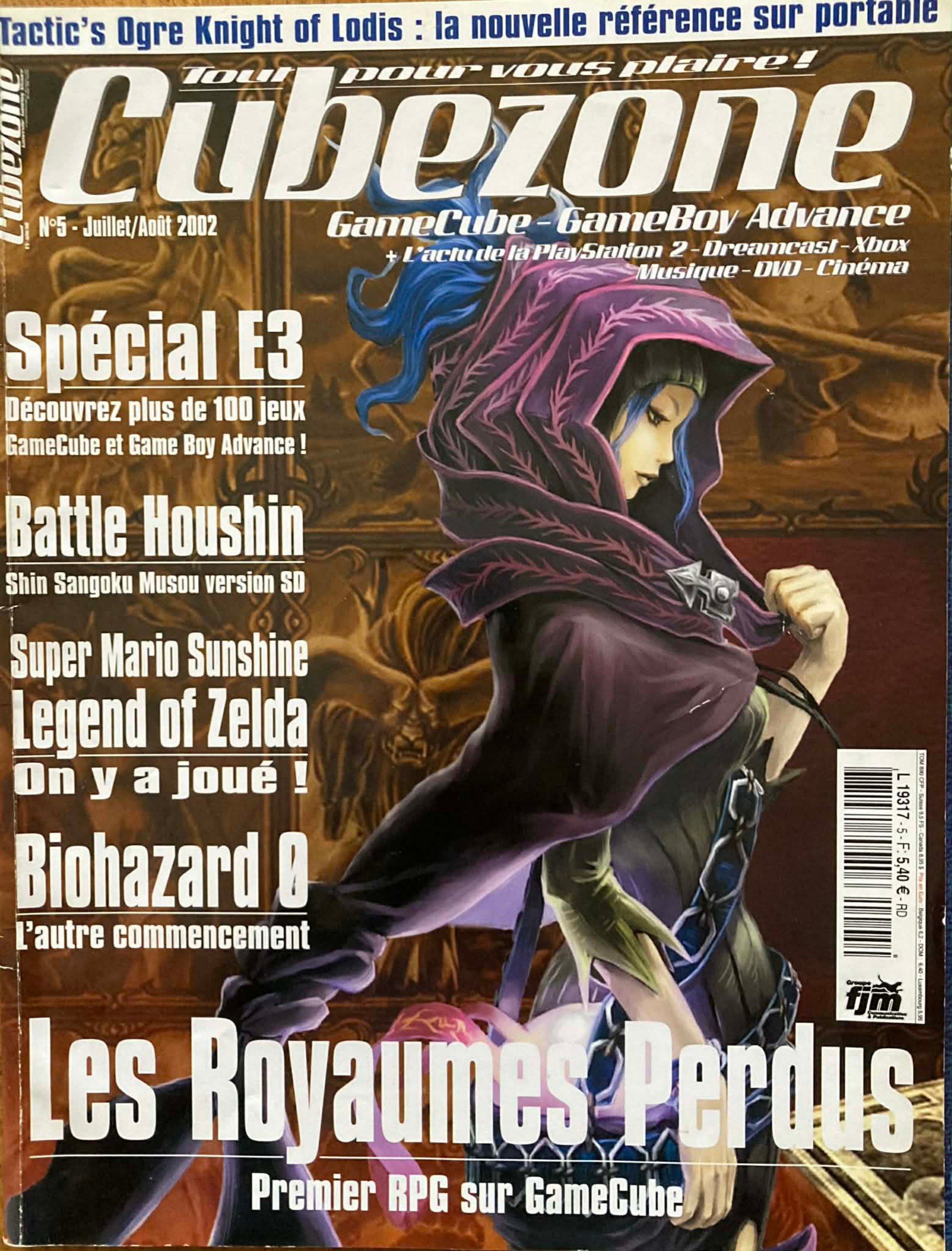 Première page de cubezone numero05