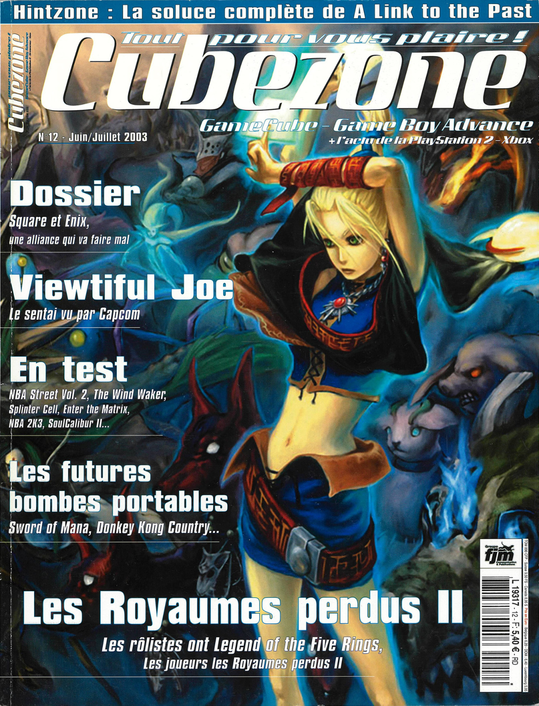Première page de cubezone numero12