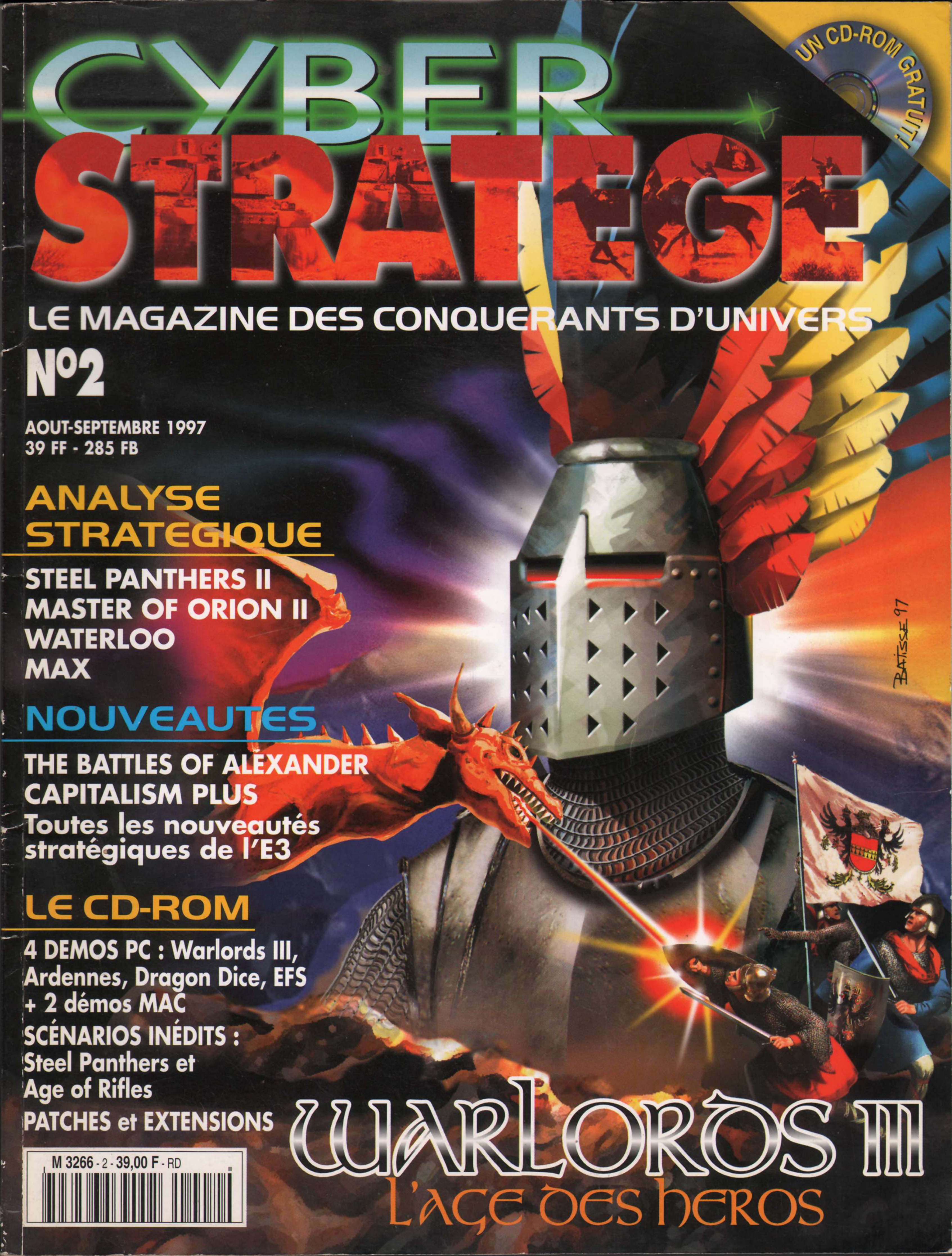 Première page de cyberstratege numer02