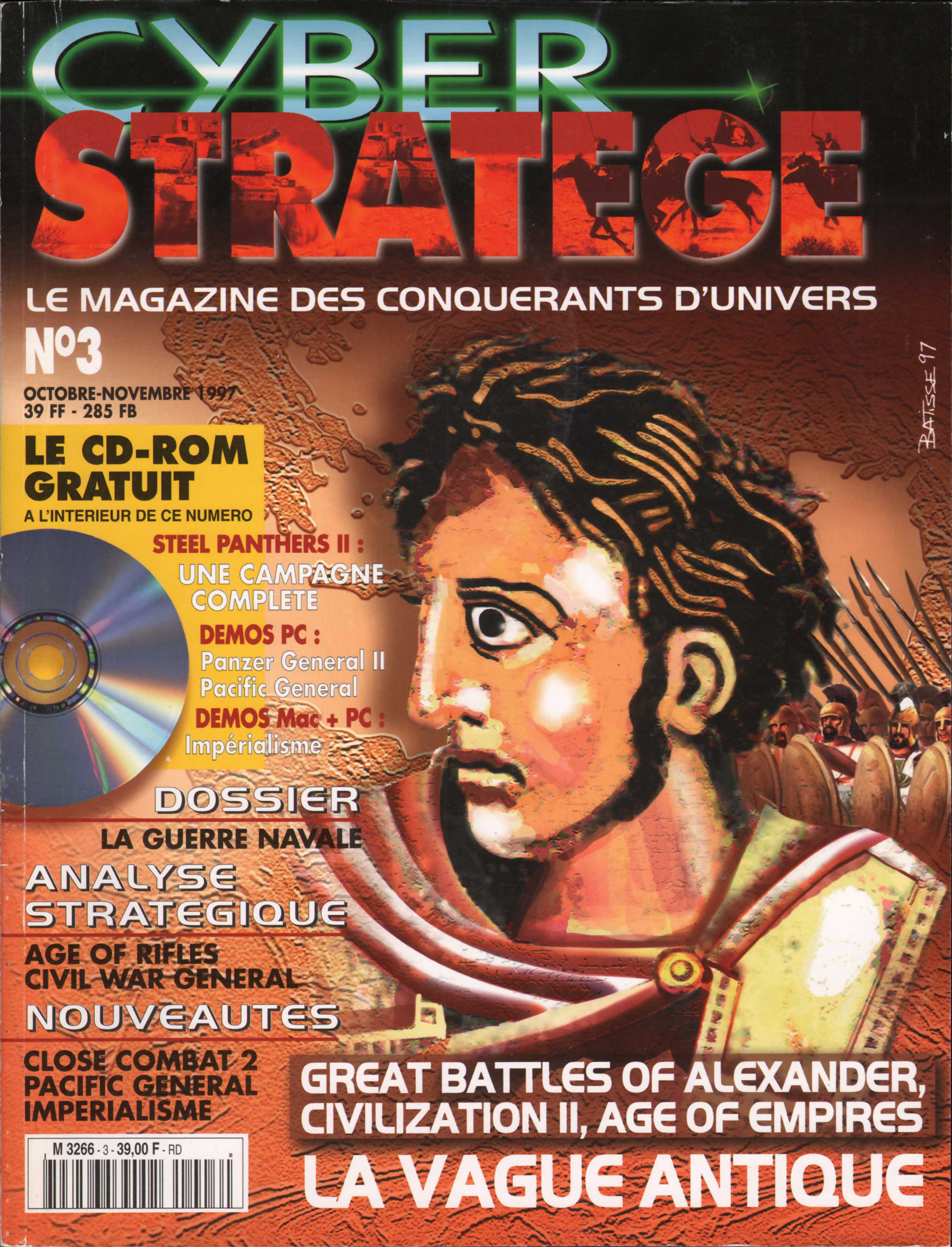 Première page de cyberstratege numer03