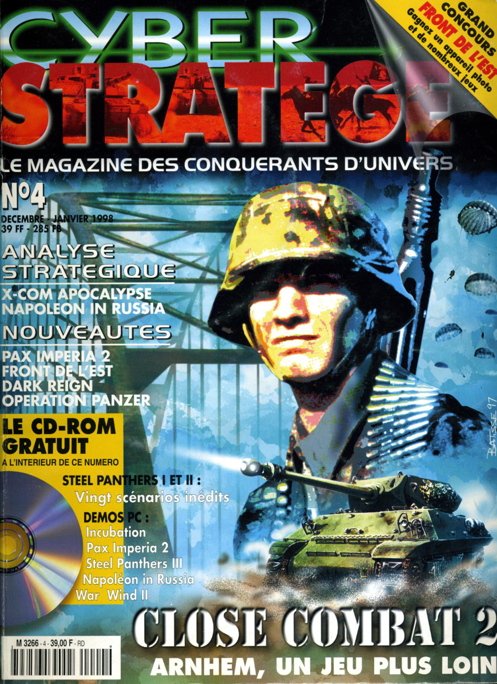 Première page de cyberstratege numer04