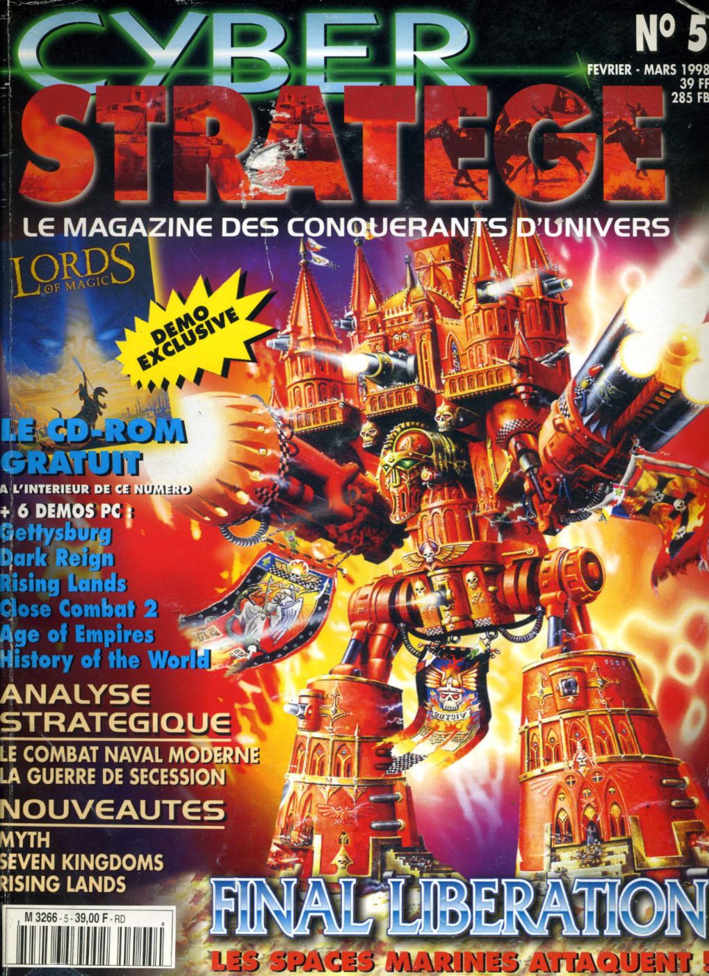 Première page de cyberstratege numer05