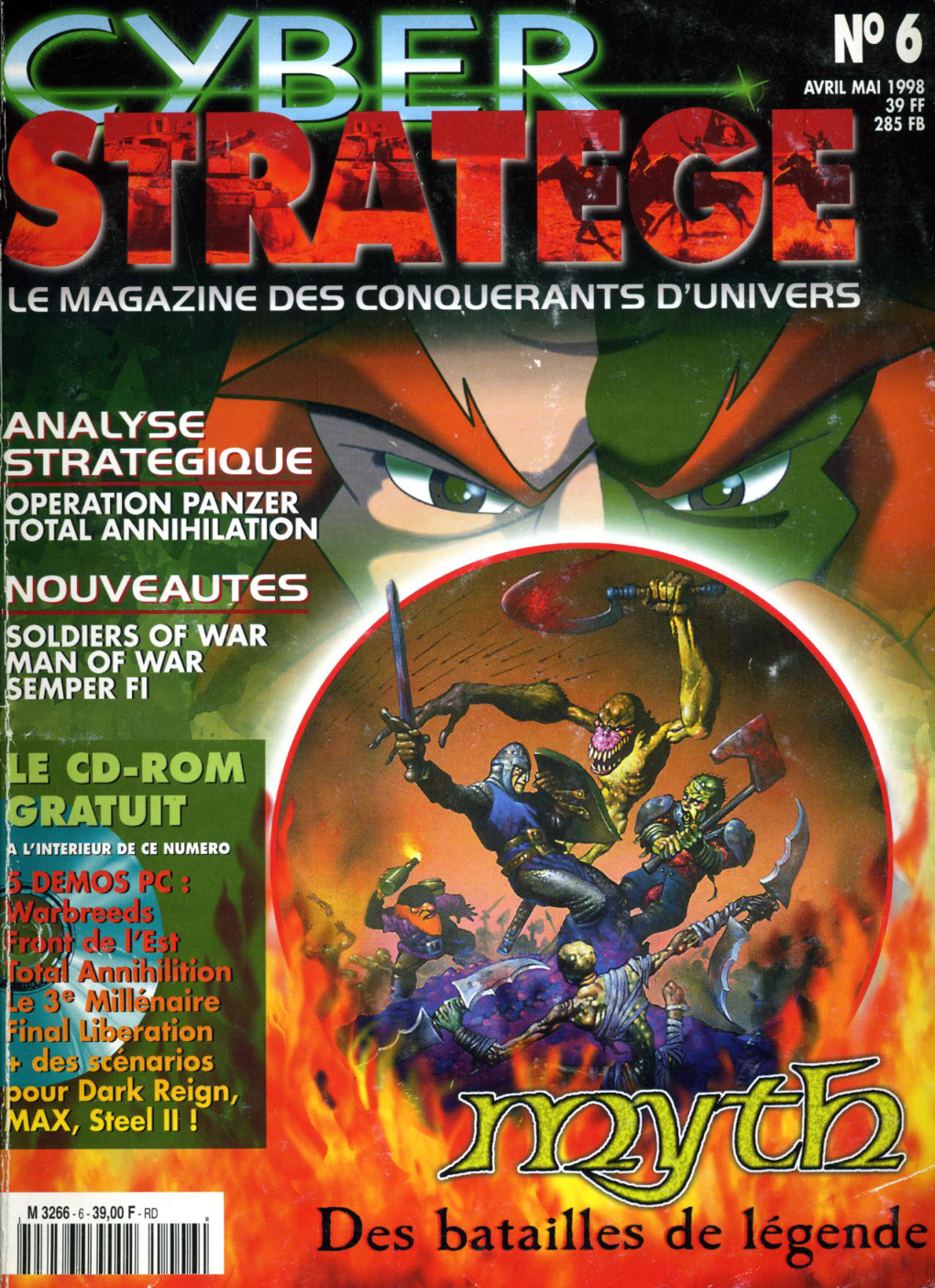 Première page de cyberstratege numer06