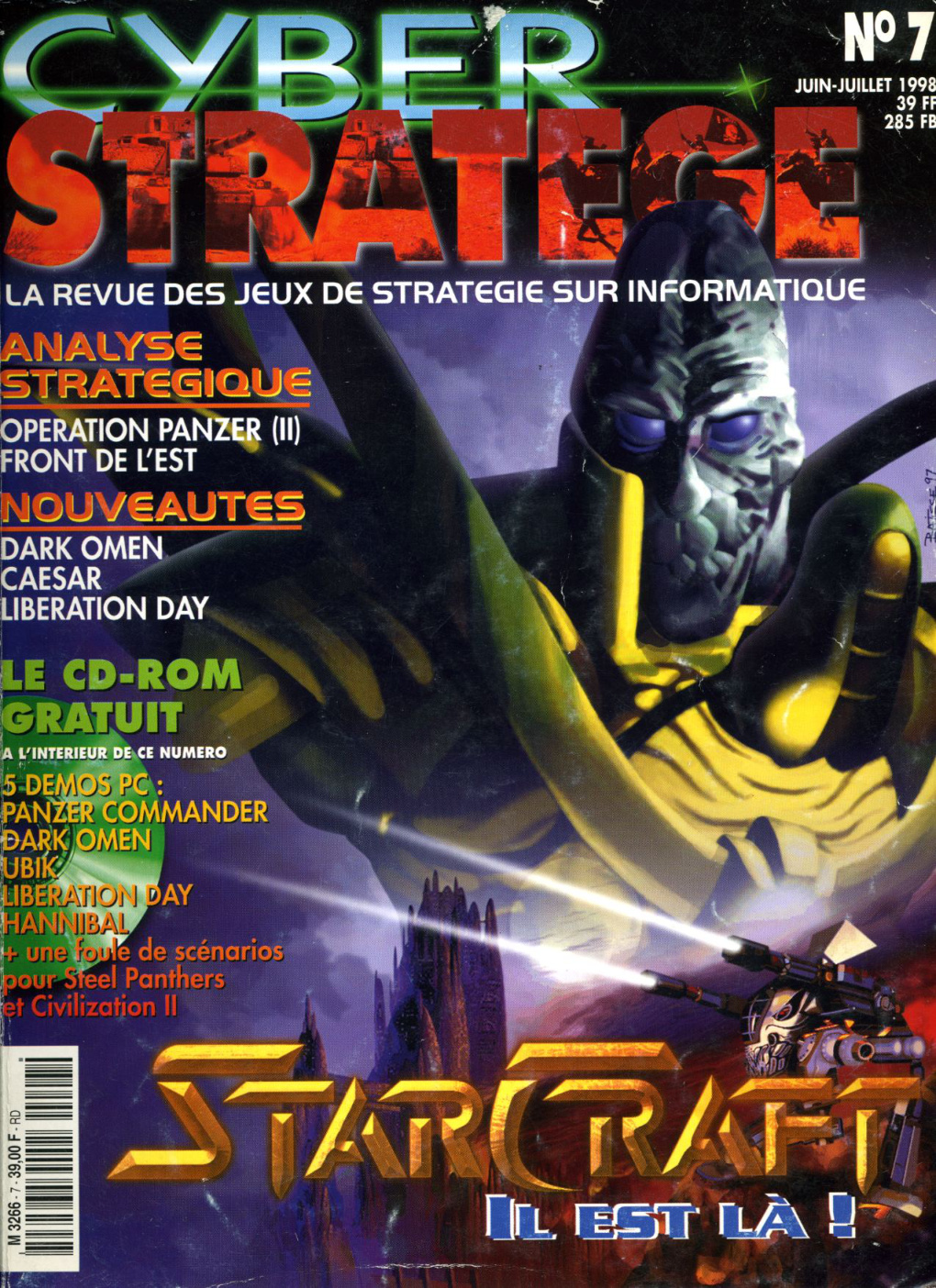 Première page de cyberstratege numer07