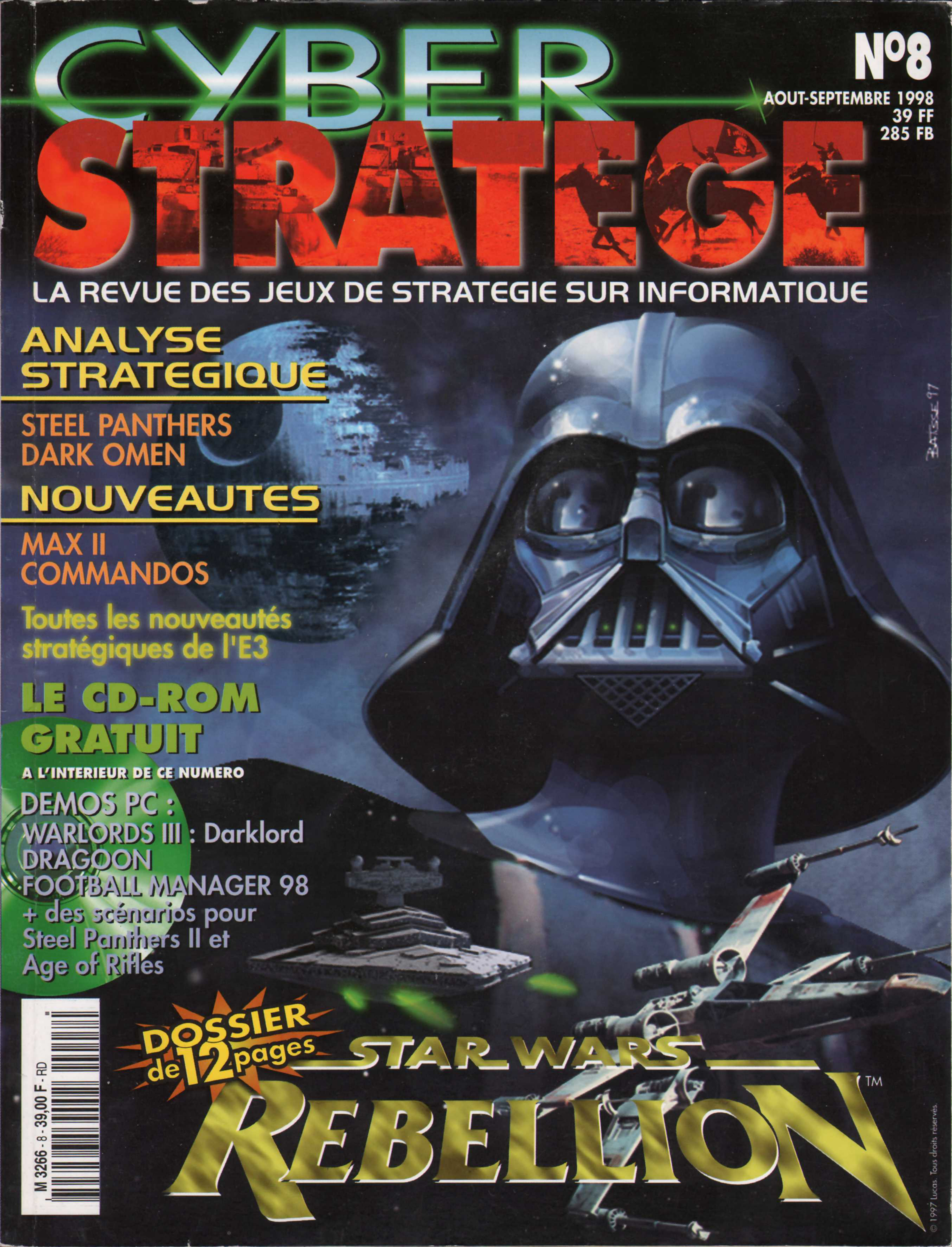 Première page de cyberstratege numer08