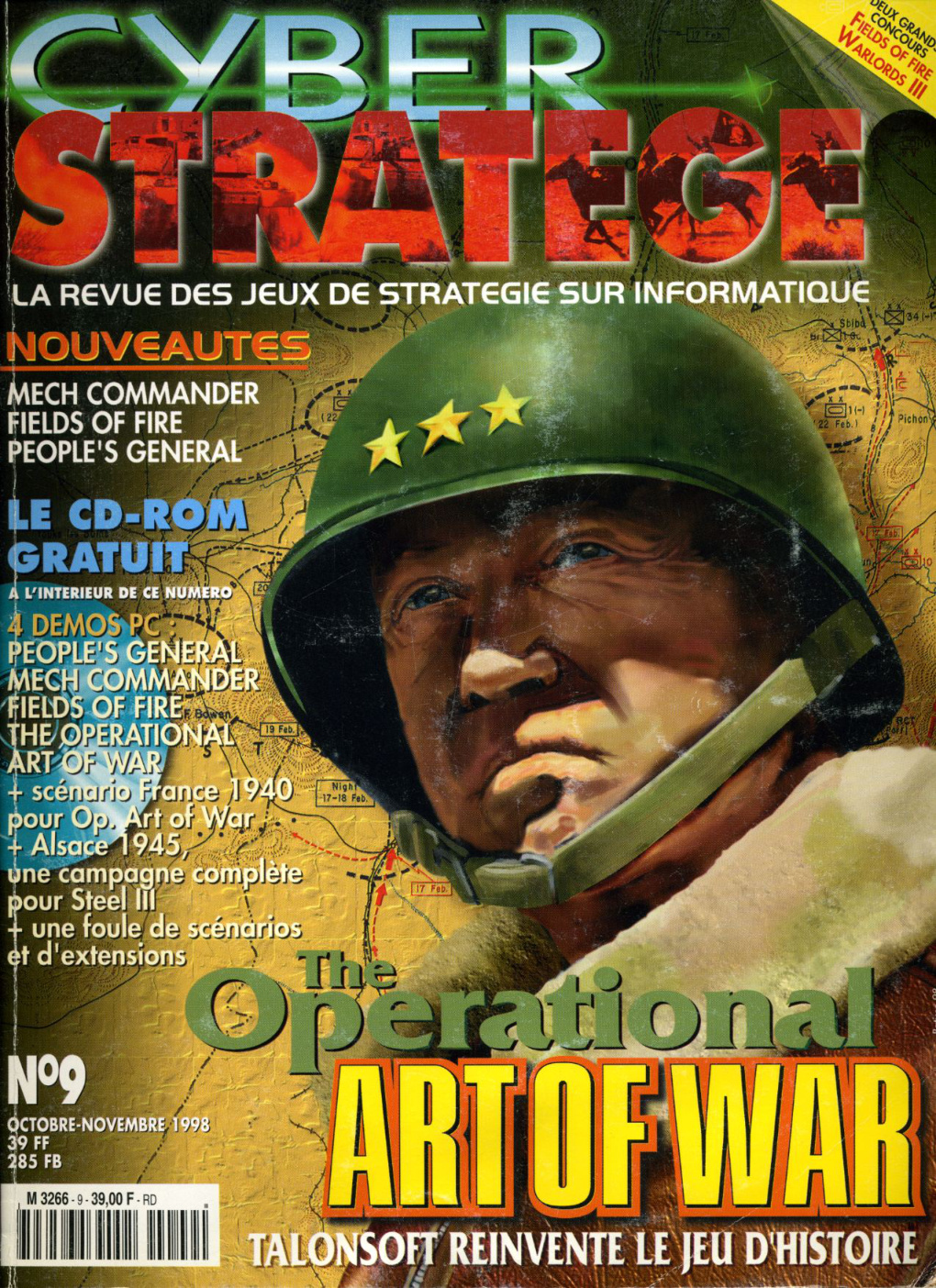 Première page de cyberstratege numer09