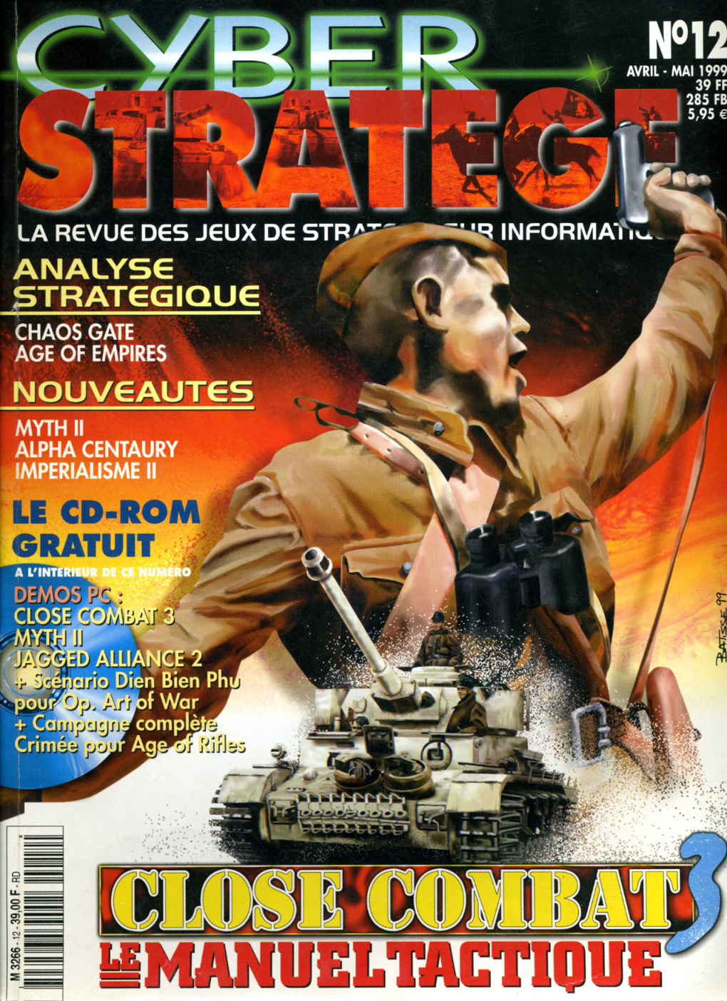 Première page de cyberstratege numer12