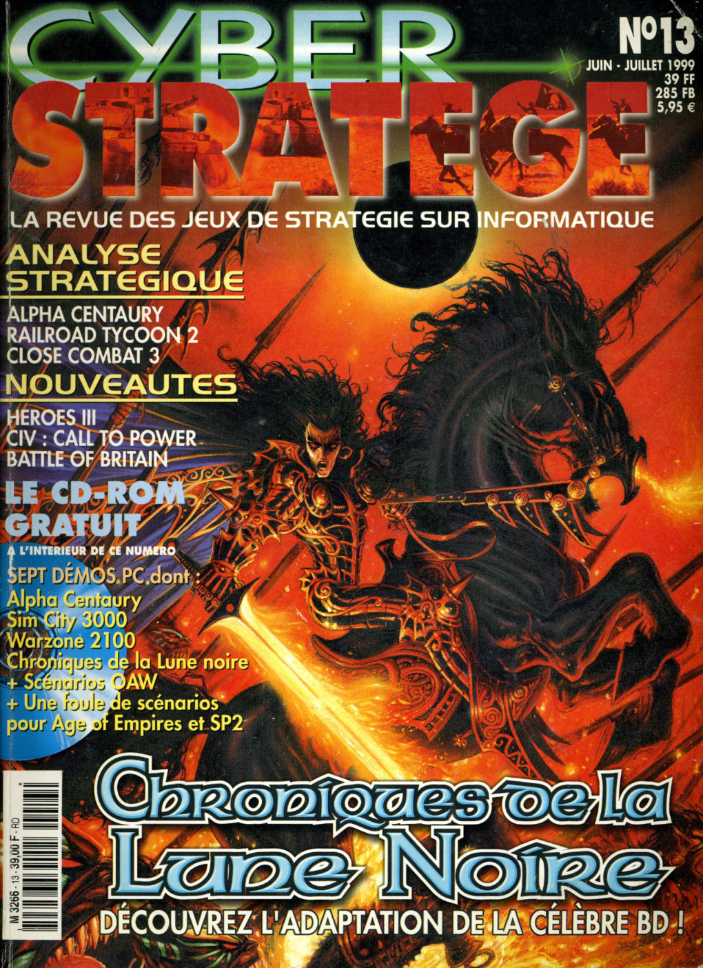 Première page de cyberstratege numer13