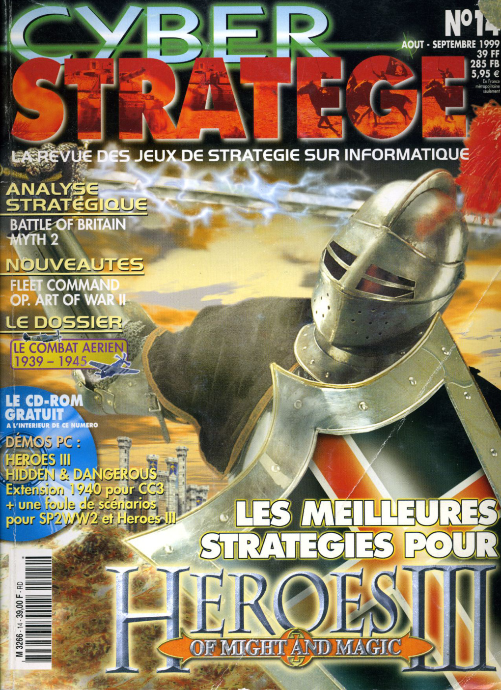 Première page de cyberstratege numer14