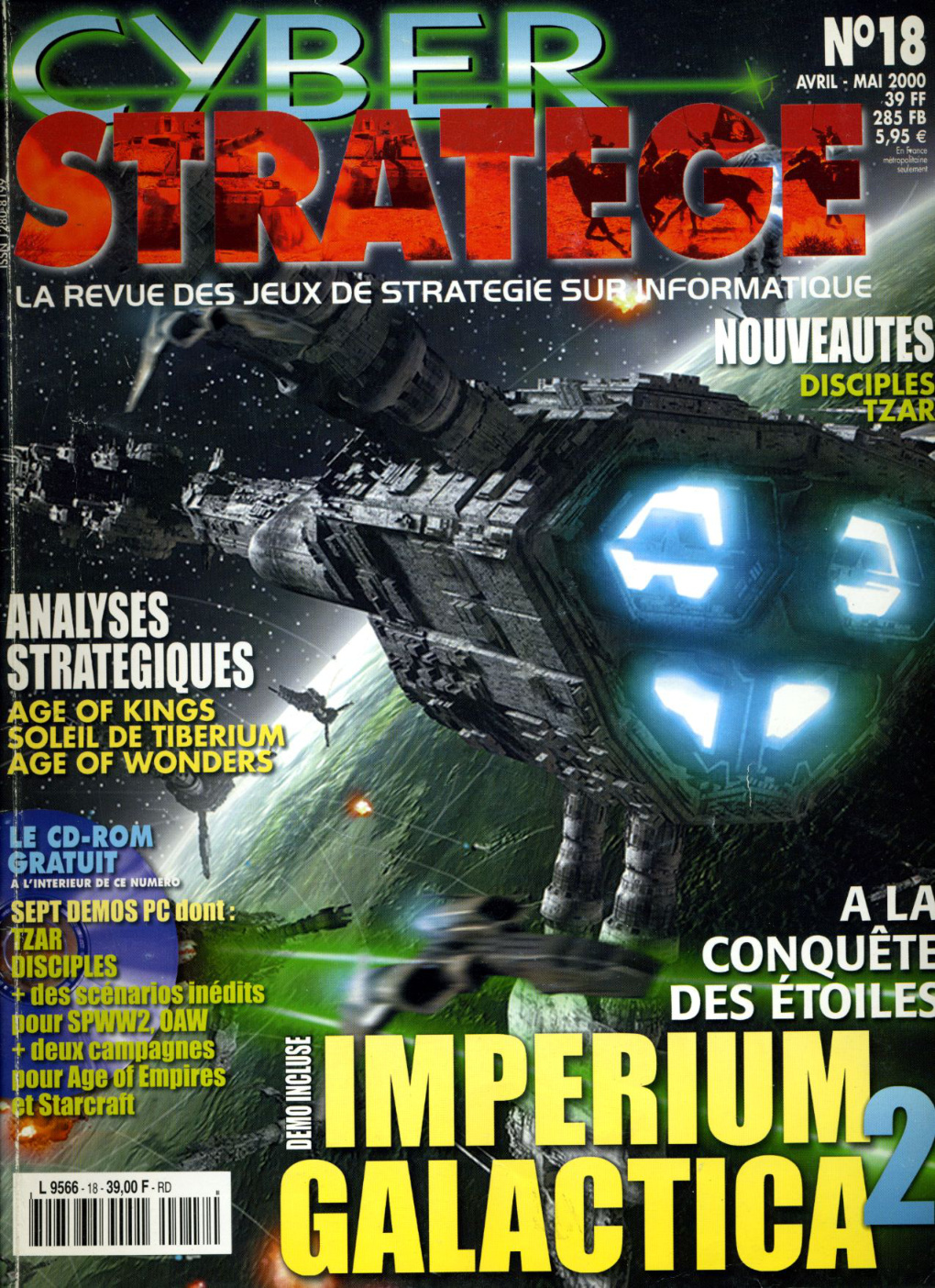 Première page de cyberstratege numer18