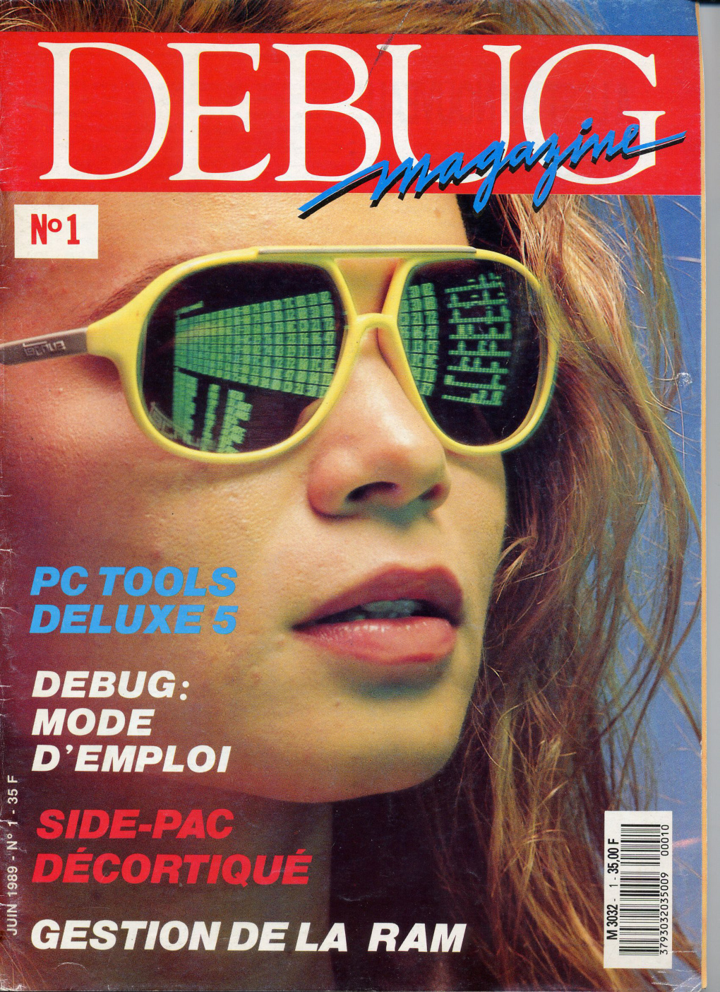 Première page de debugmagazine numero01