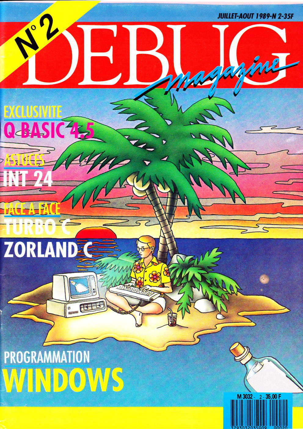 Première page de debugmagazine numero02