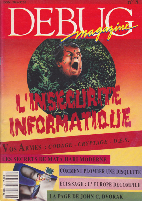 Première page de debugmagazine numero08