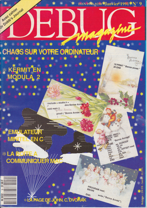 Première page de debugmagazine numero09