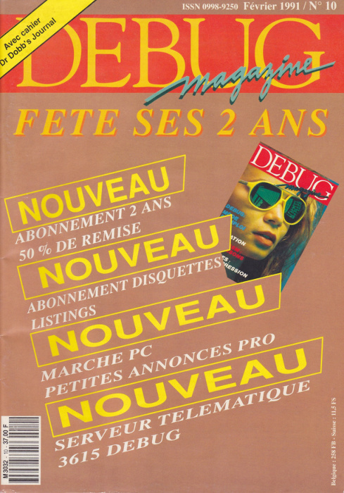 Première page de debugmagazine numero10