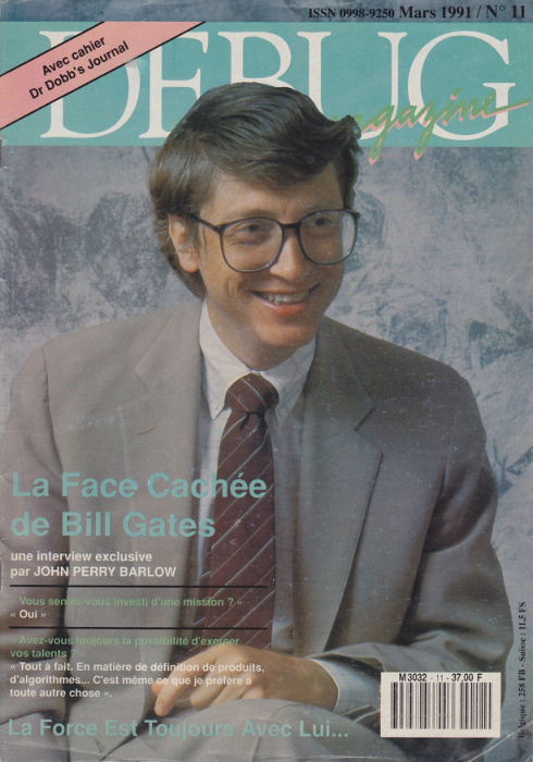 Première page de debugmagazine numero11