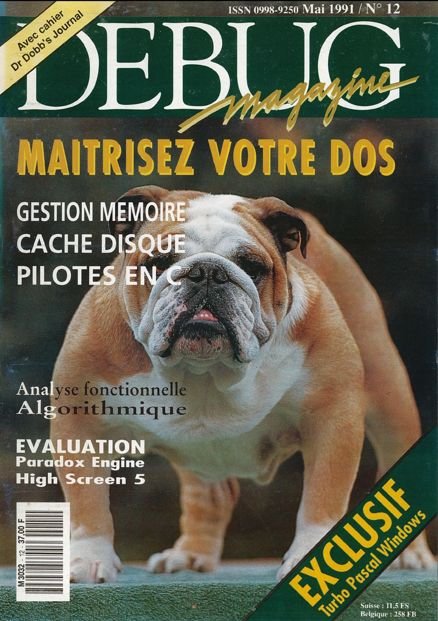 Première page de debugmagazine numero12