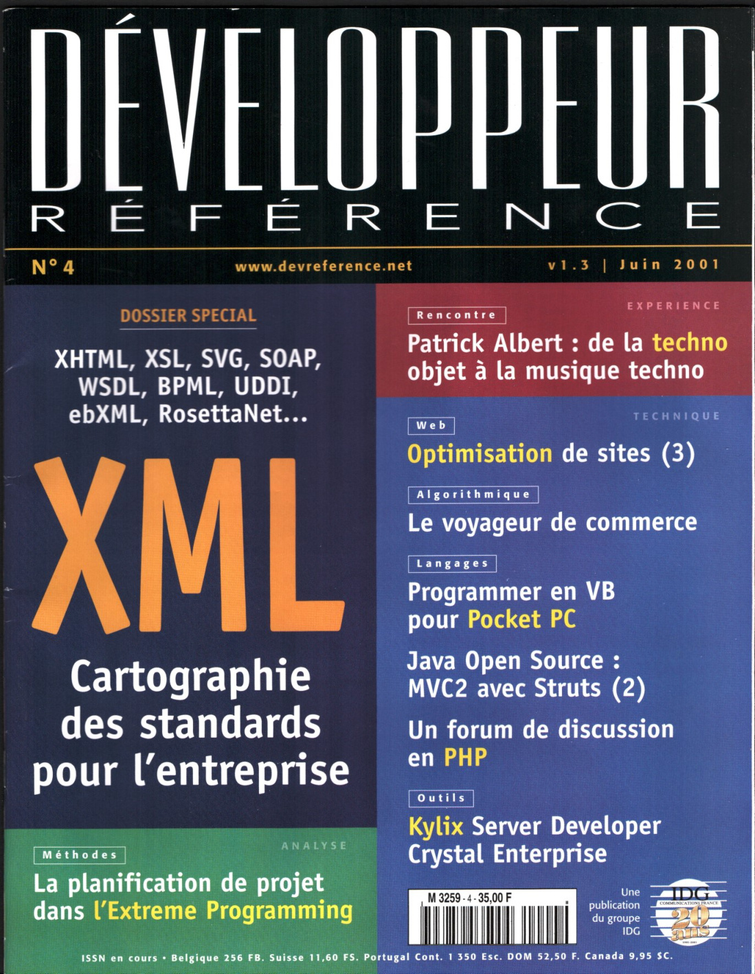 Première page de developpeurreference numero04