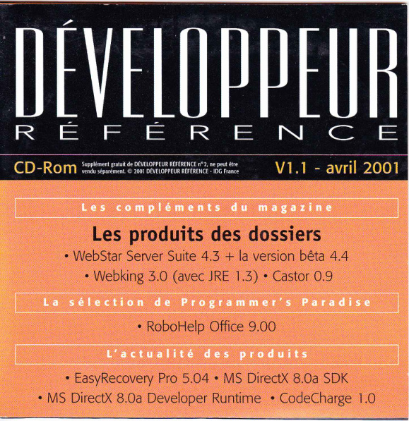Première page de developpeurreference numerocd02