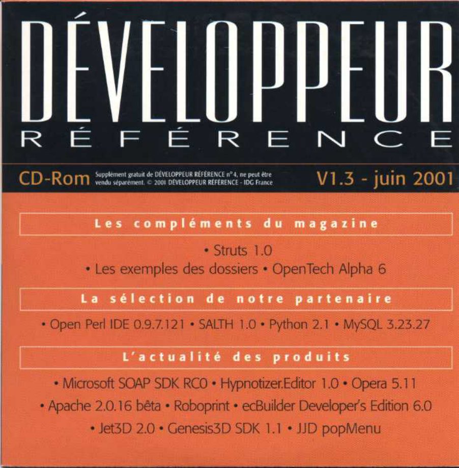 Première page de developpeurreference numerocd04