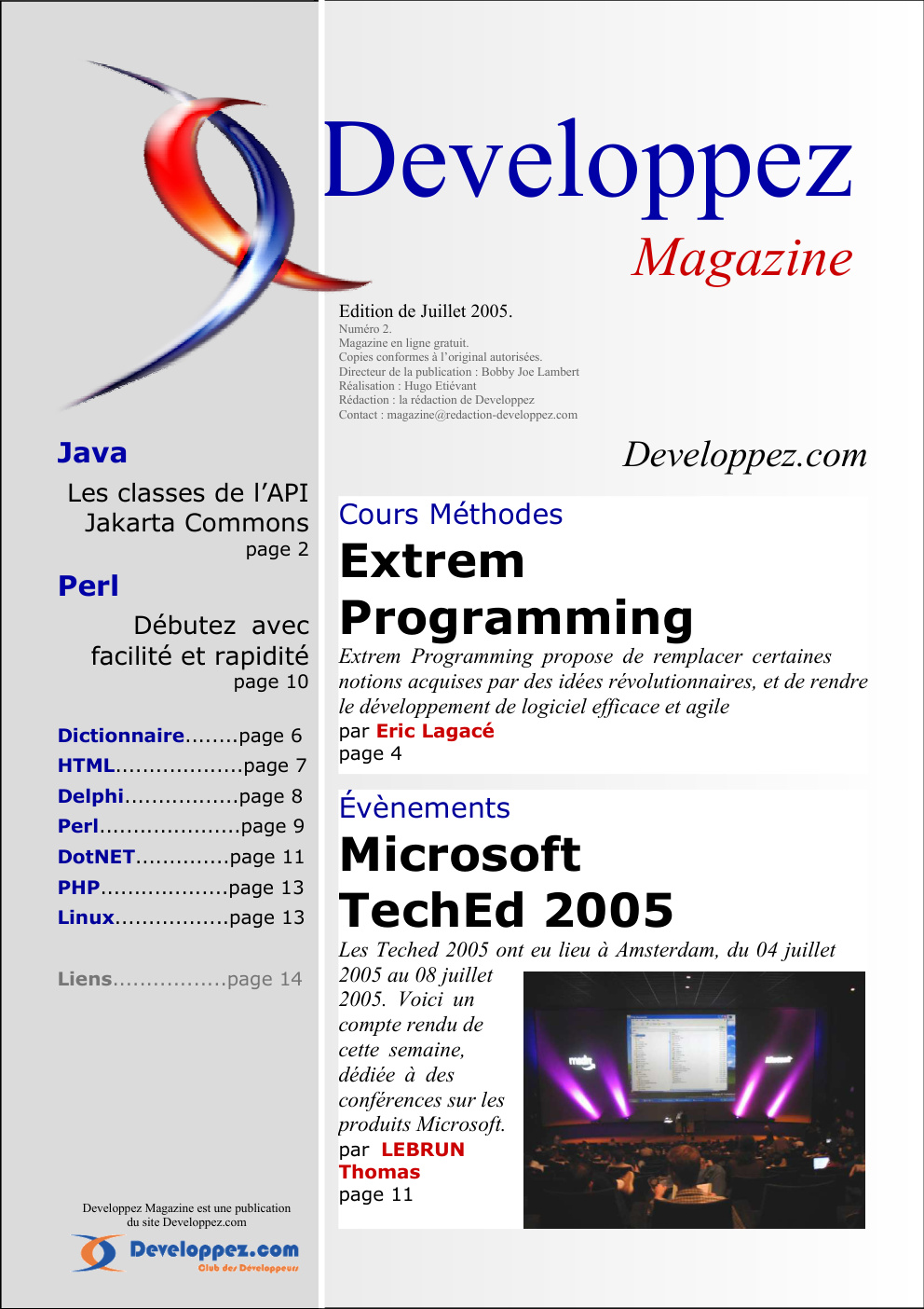 Première page de developpezmag numero02