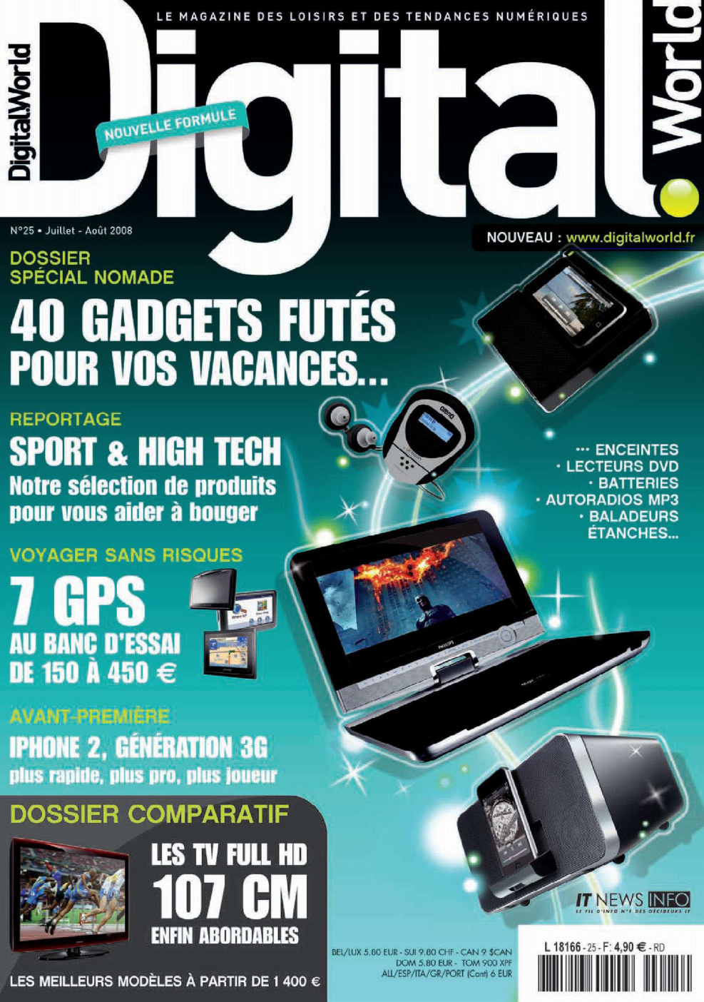 Première page de digitalworld numero25