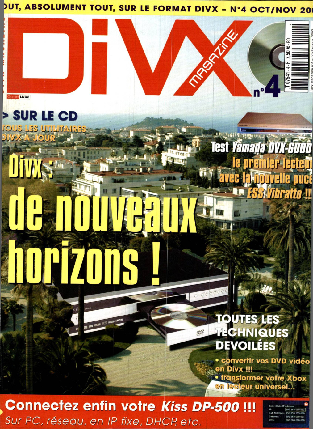 Première page de divxmagazine numero04