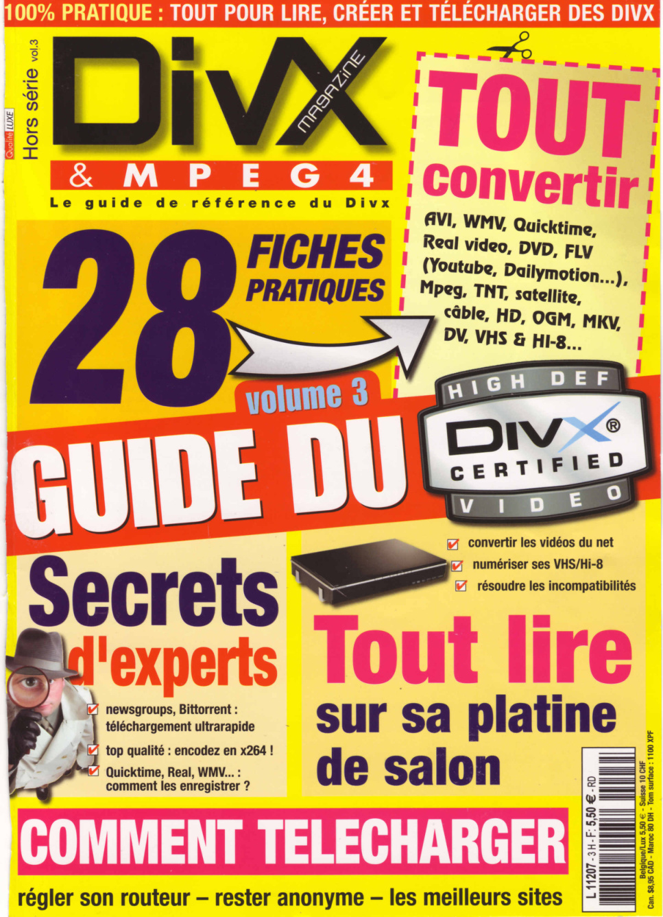 Première page de divxmagazine numerohs03