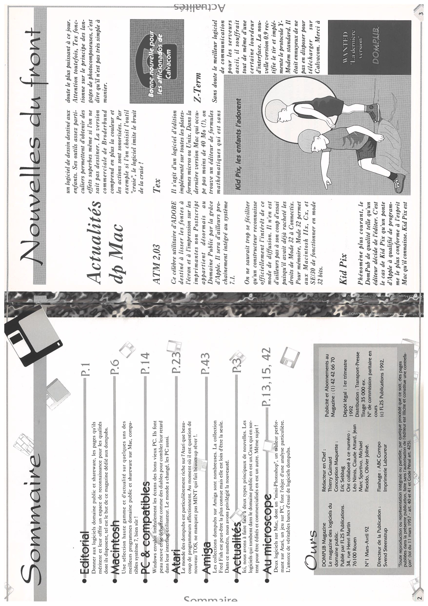 Première page de dompub numero01 04