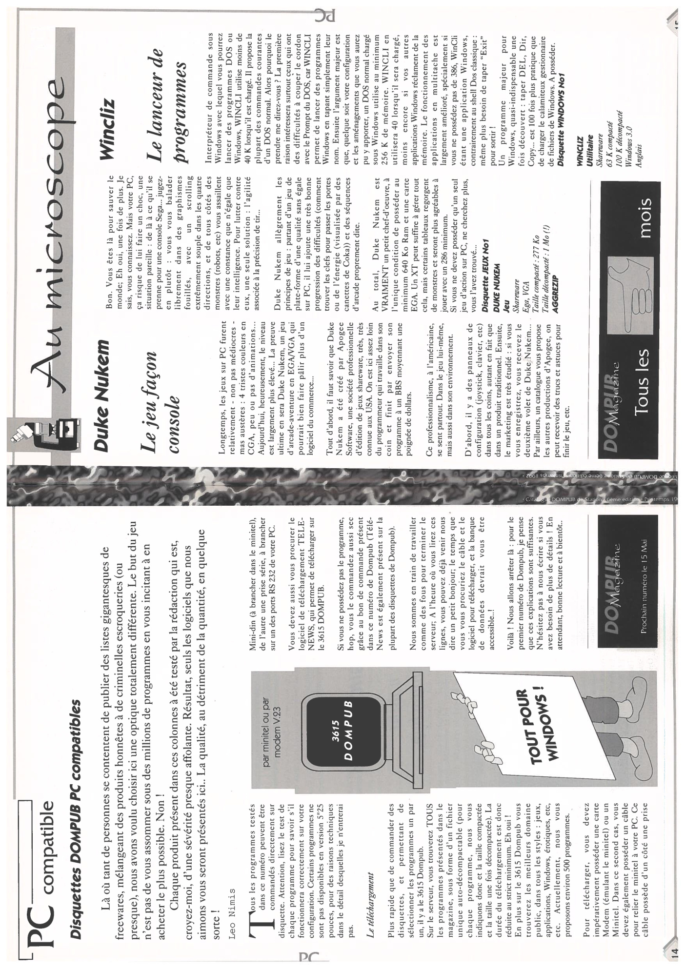 Première page de dompub numero01 09