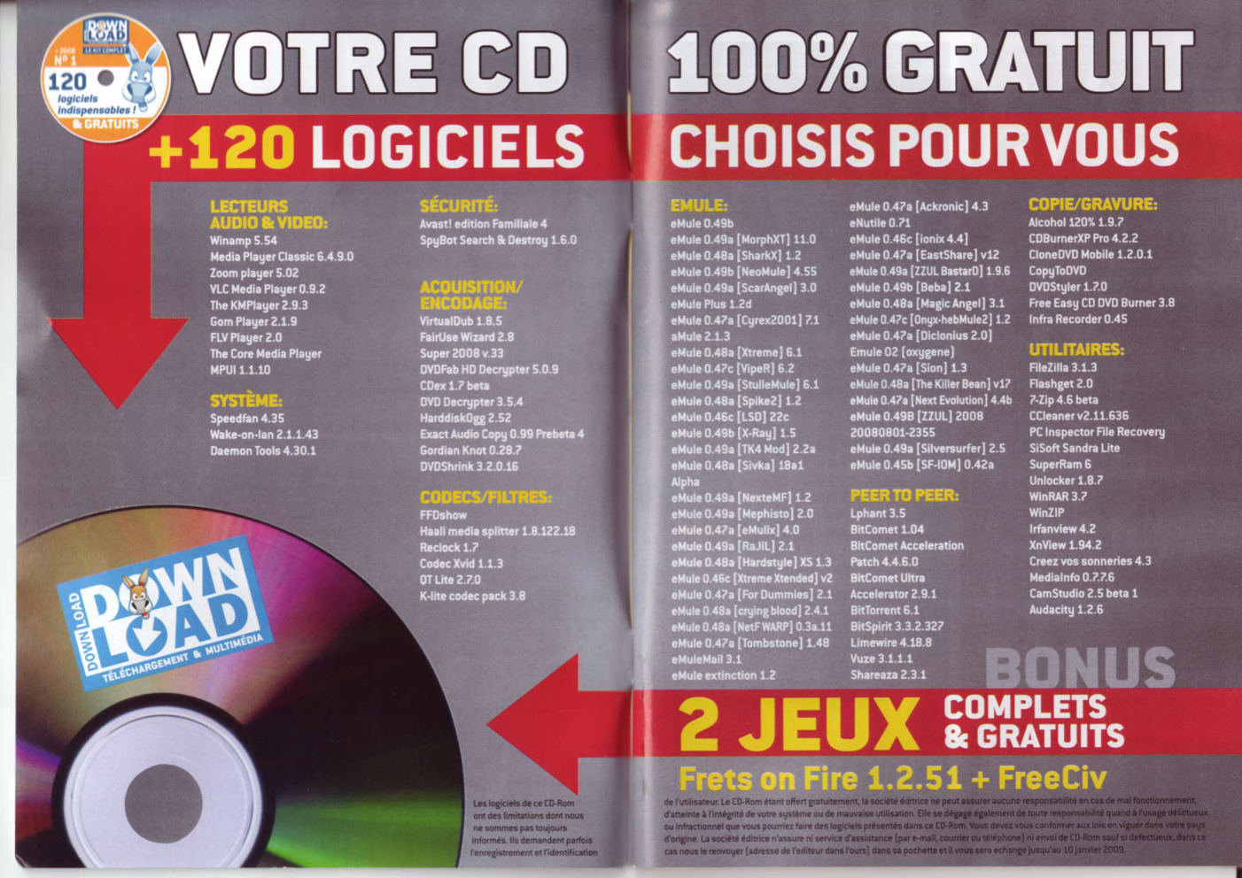 Première page de download numero01