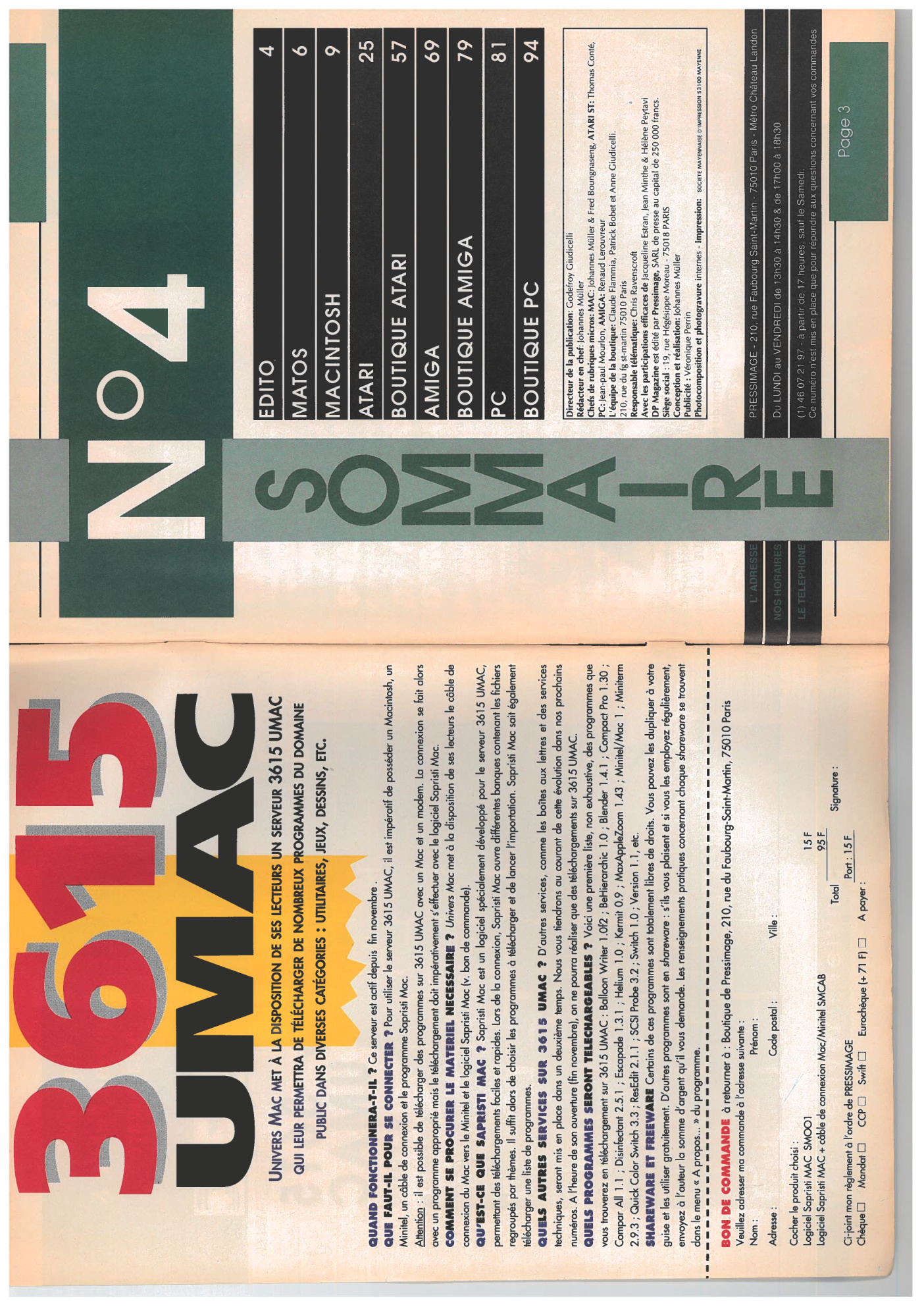 Première page de dpmagazine numero04 02