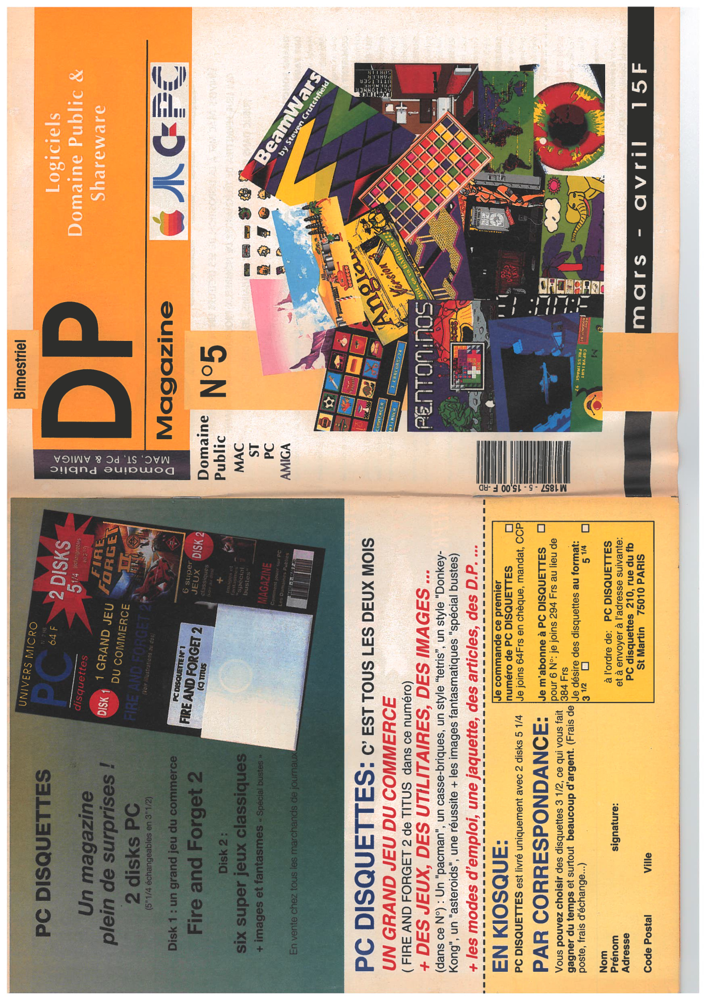 Première page de dpmagazine numero05