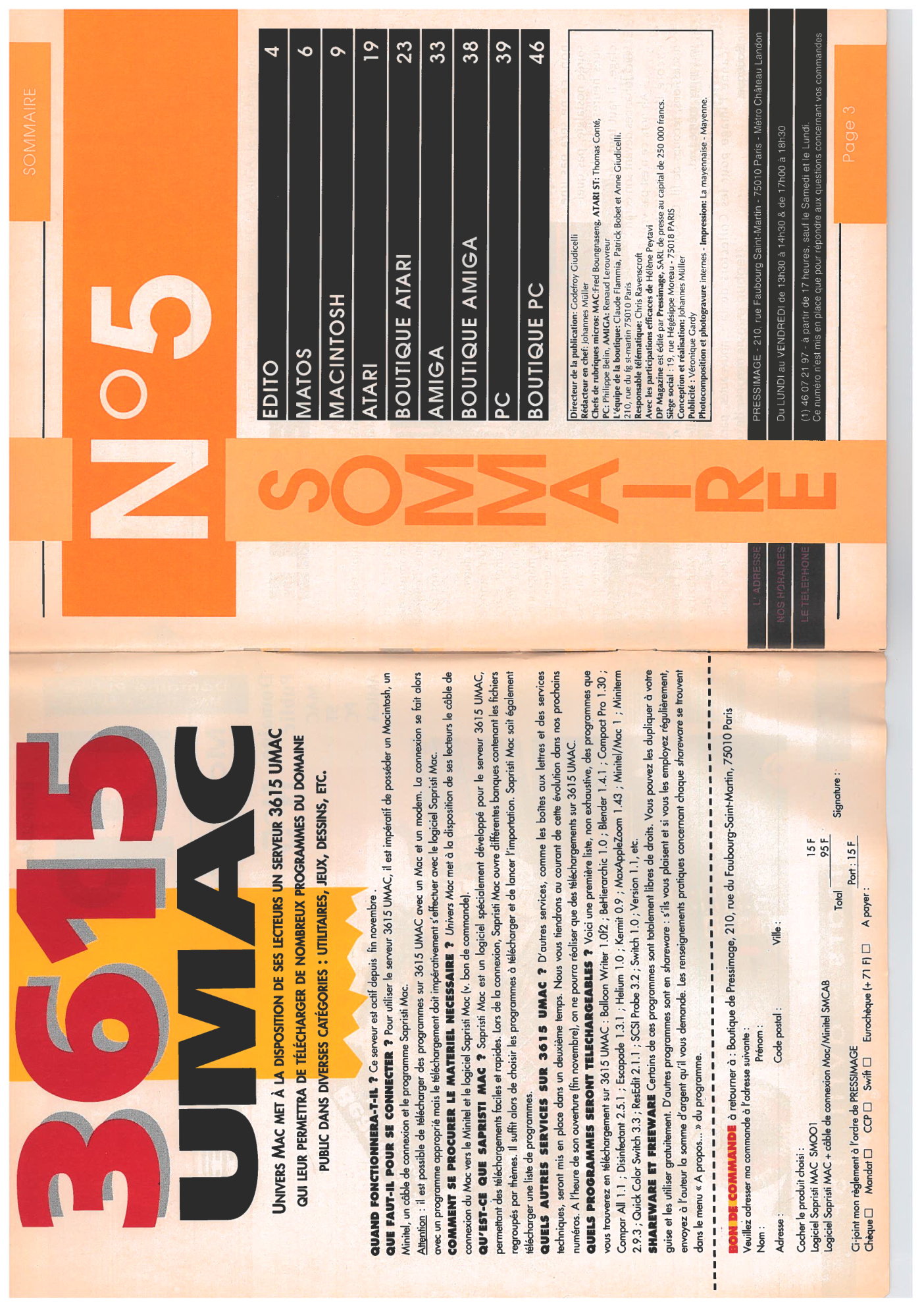 Première page de dpmagazine numero05 02