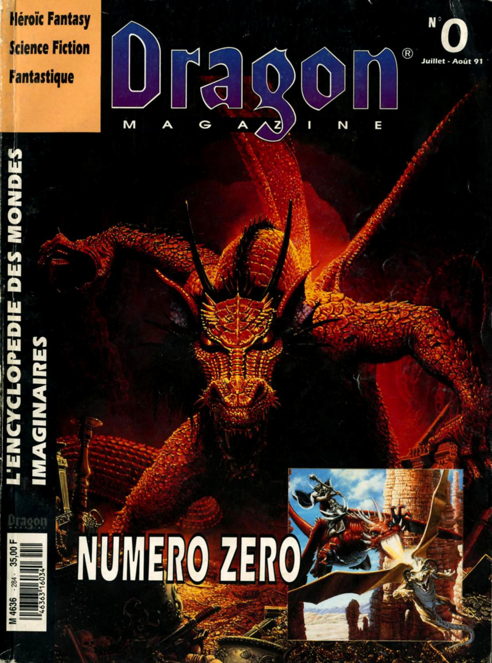 Première page de dragonmagazine numero00