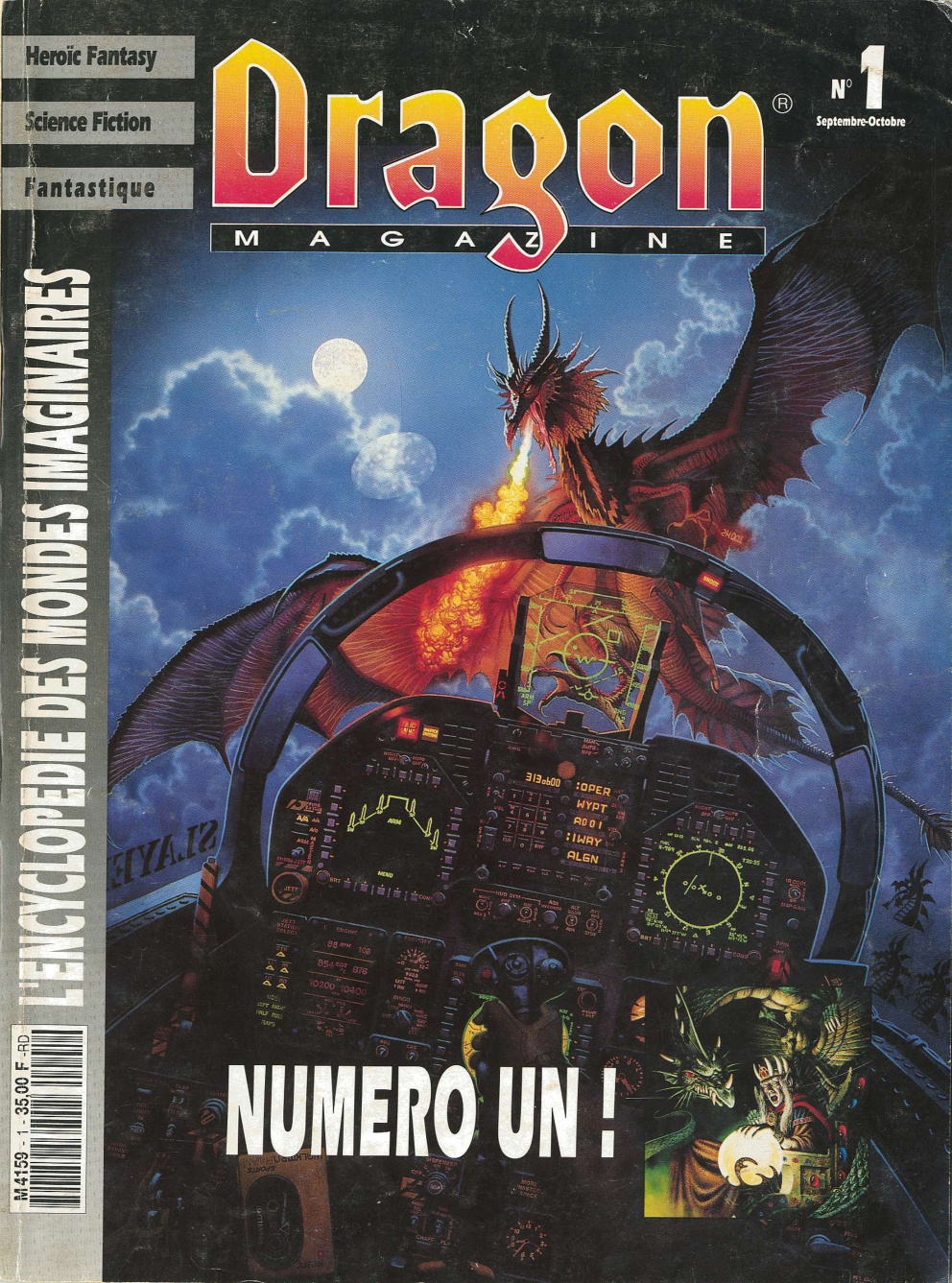 Première page de dragonmagazine numero01