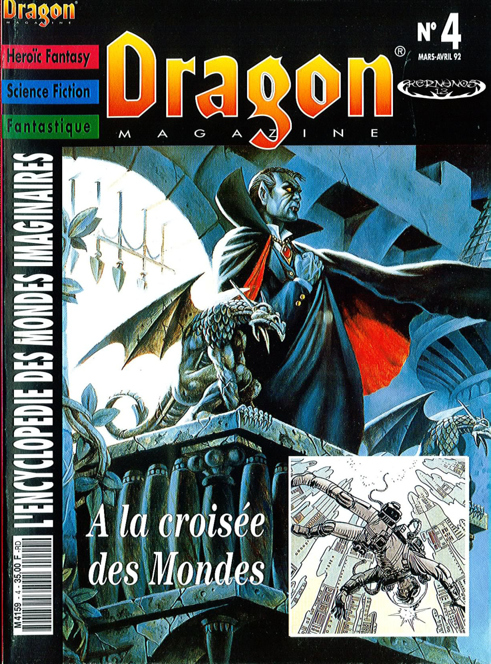 Première page de dragonmagazine numero04
