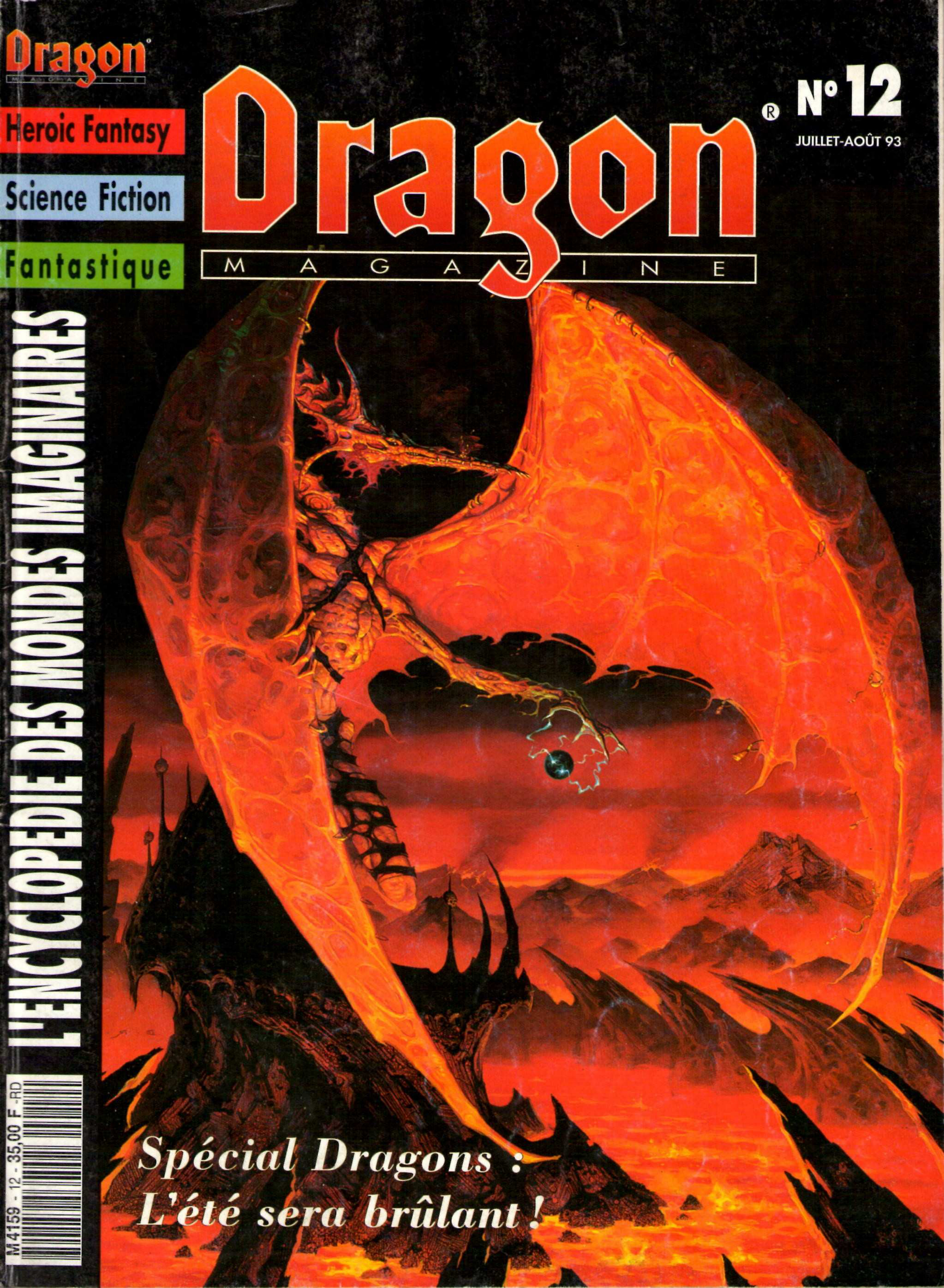 Première page de dragonmagazine numero12
