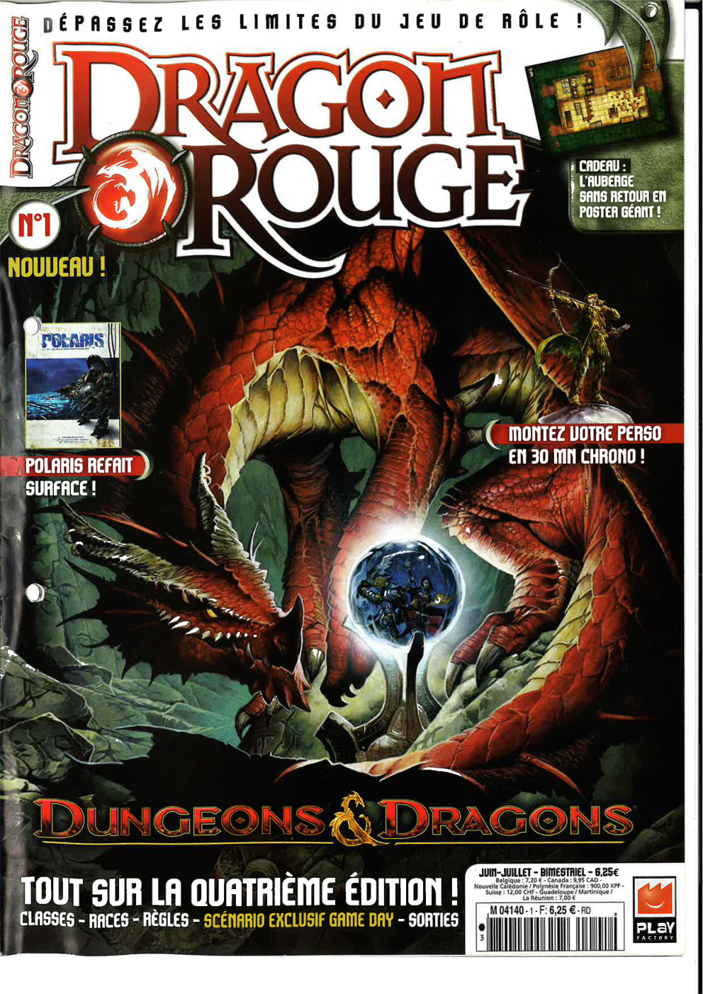 Première page de dragonrouge numero1
