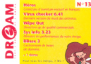 Première page de dream numero13