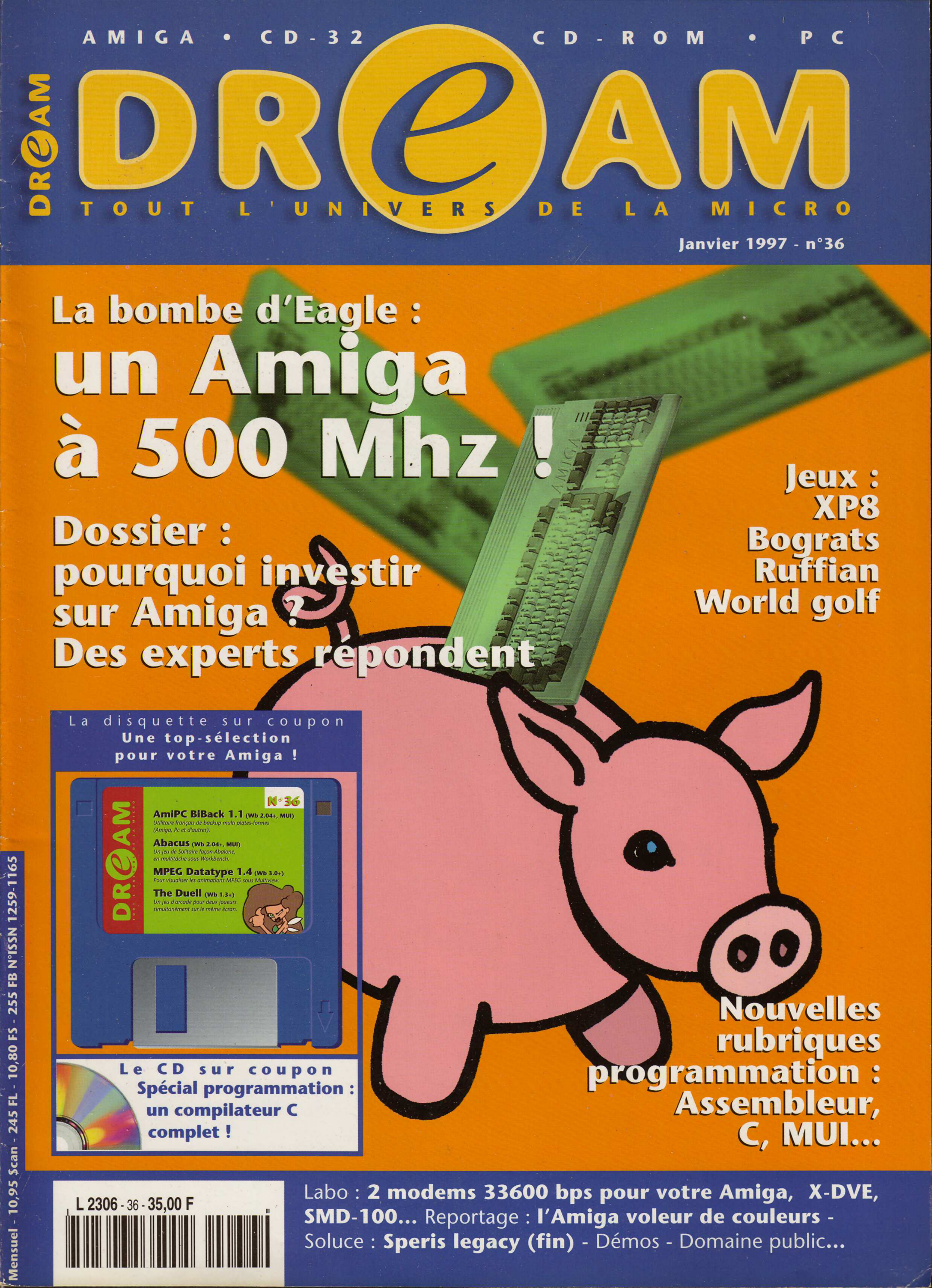 Première page de dream numero36